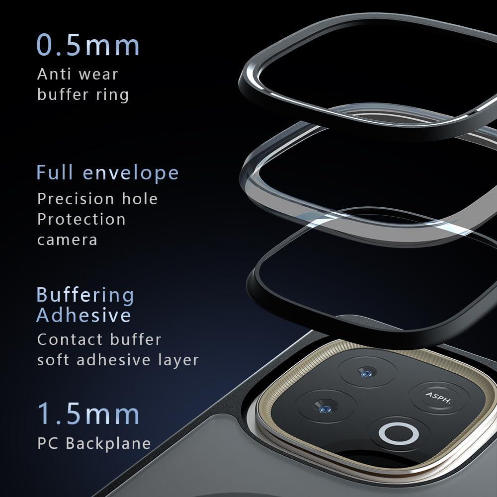 Funda Anti-impacto Kukoufey para Vivo Y300 GT y iQOO Z10