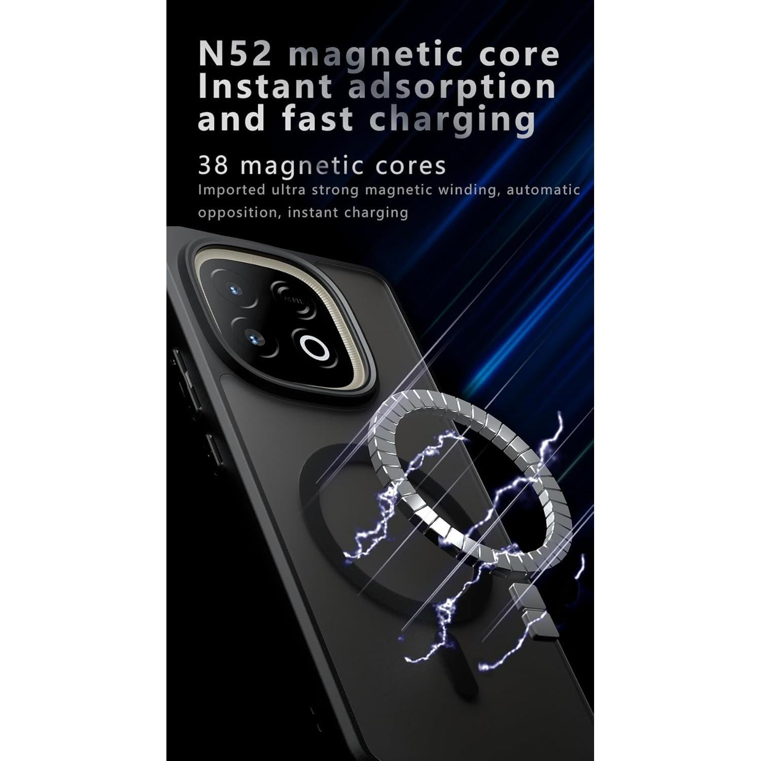 Funda Anti-impacto Kukoufey para Vivo Y300 GT y iQOO Z10