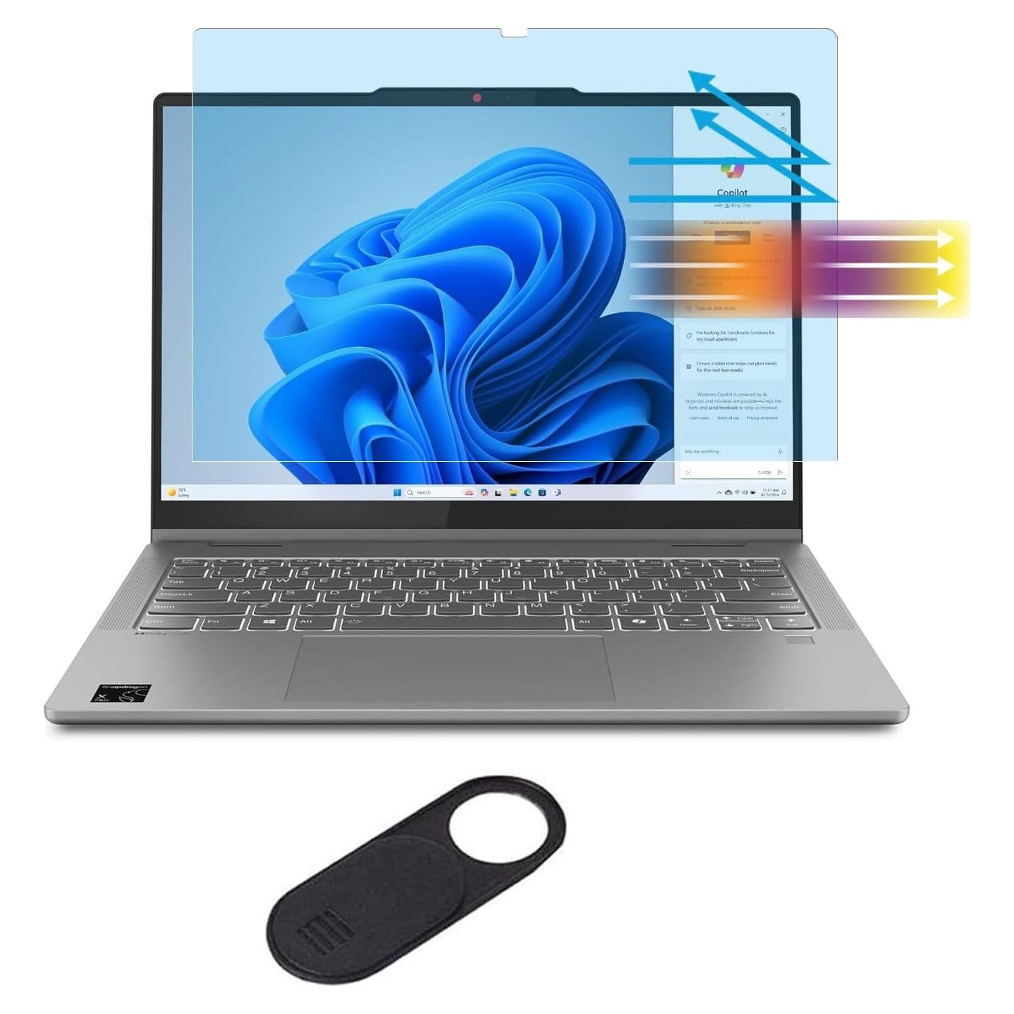 Paquete de 2 Protectores de Pantalla MUBUY para ASUS ZenBook 14