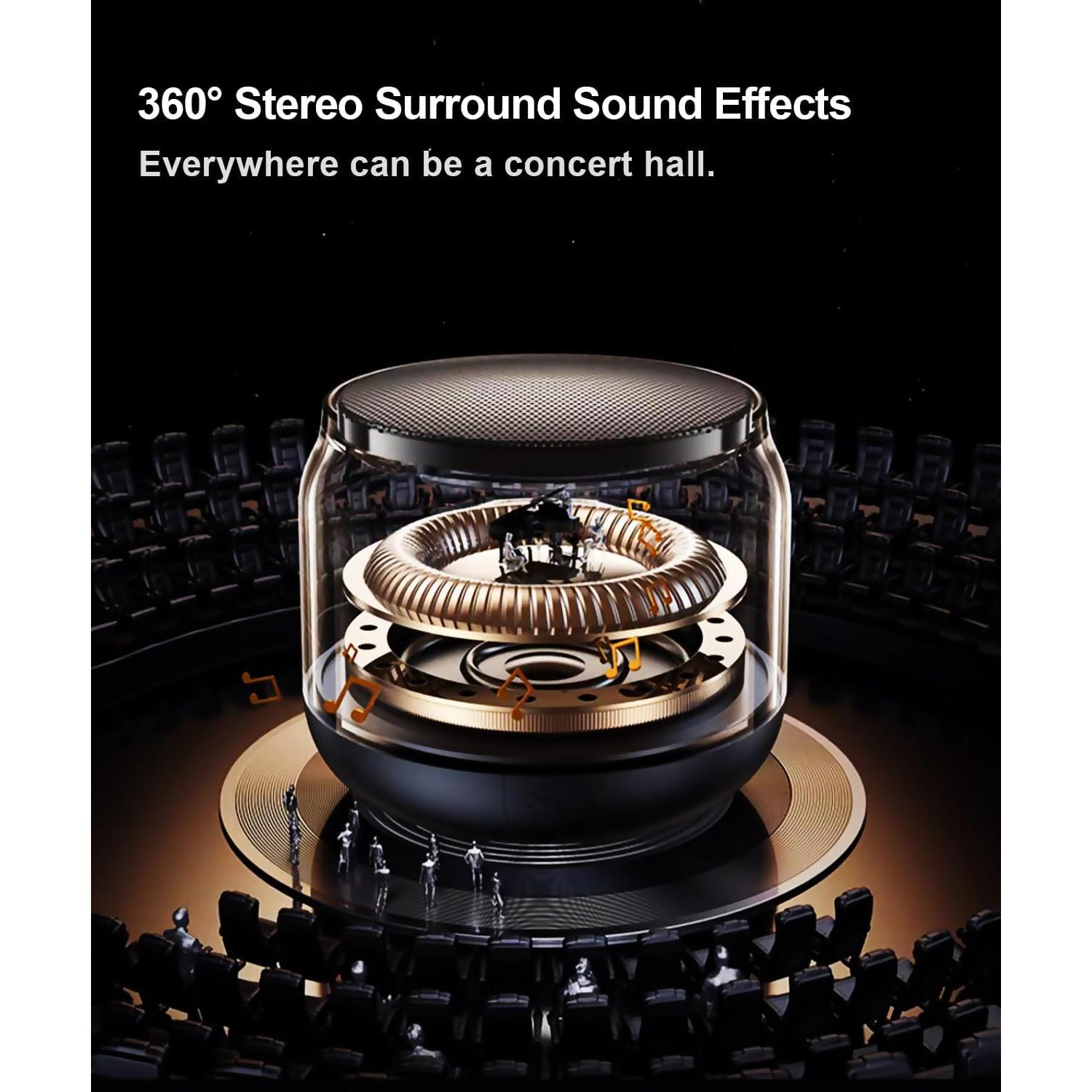 Mini Altavoces Bluetooth Inalámbricos NOTOKA A64- con Luces