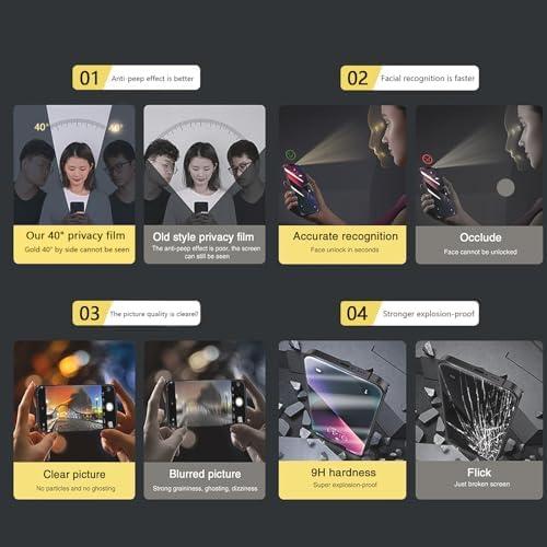 Protector de Pantalla Privado Vidrio Templado Oppo Find X8 Pro 5G