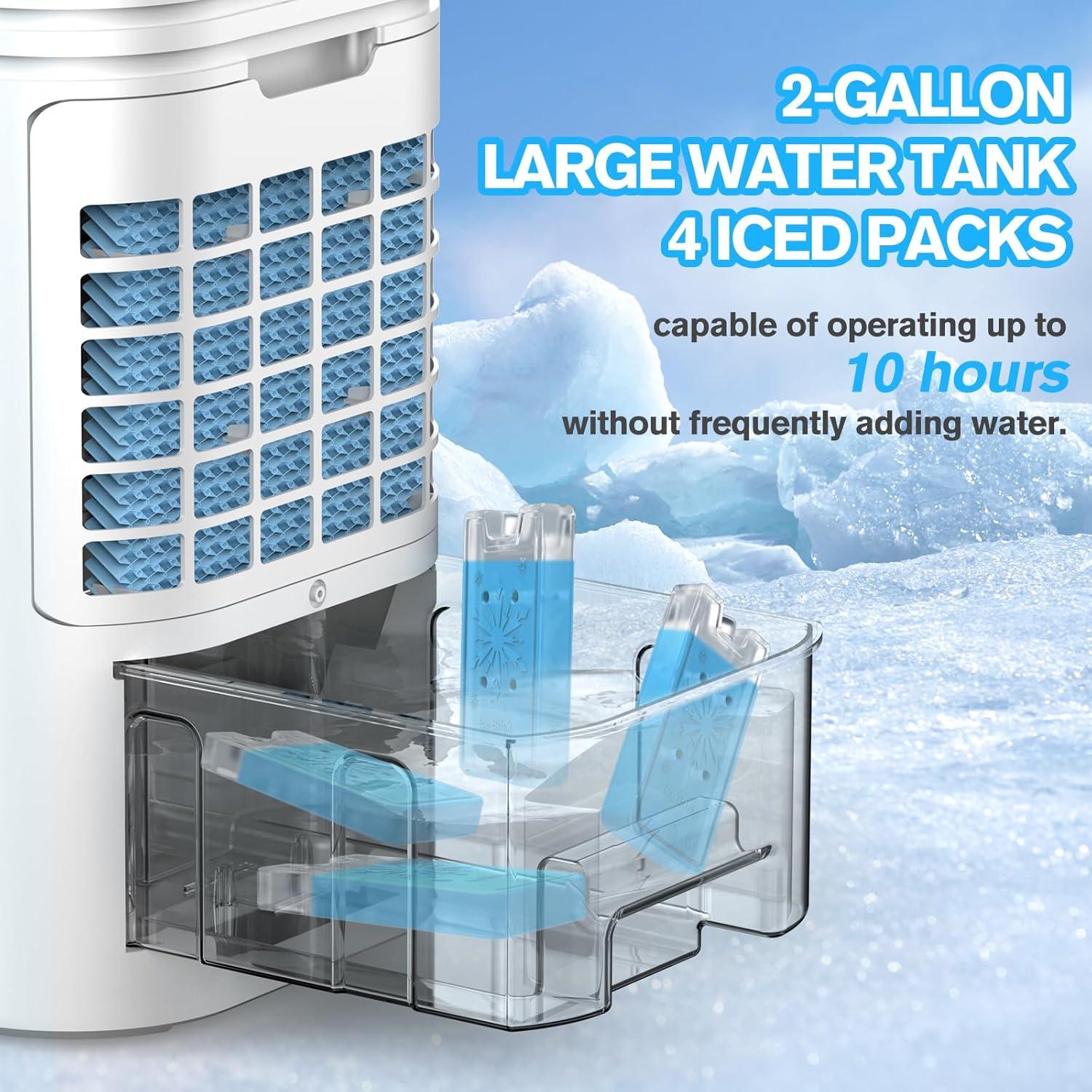 Aire Acondicionado Portátil FLOWBREEZE DL3Black 3 en 1 65W