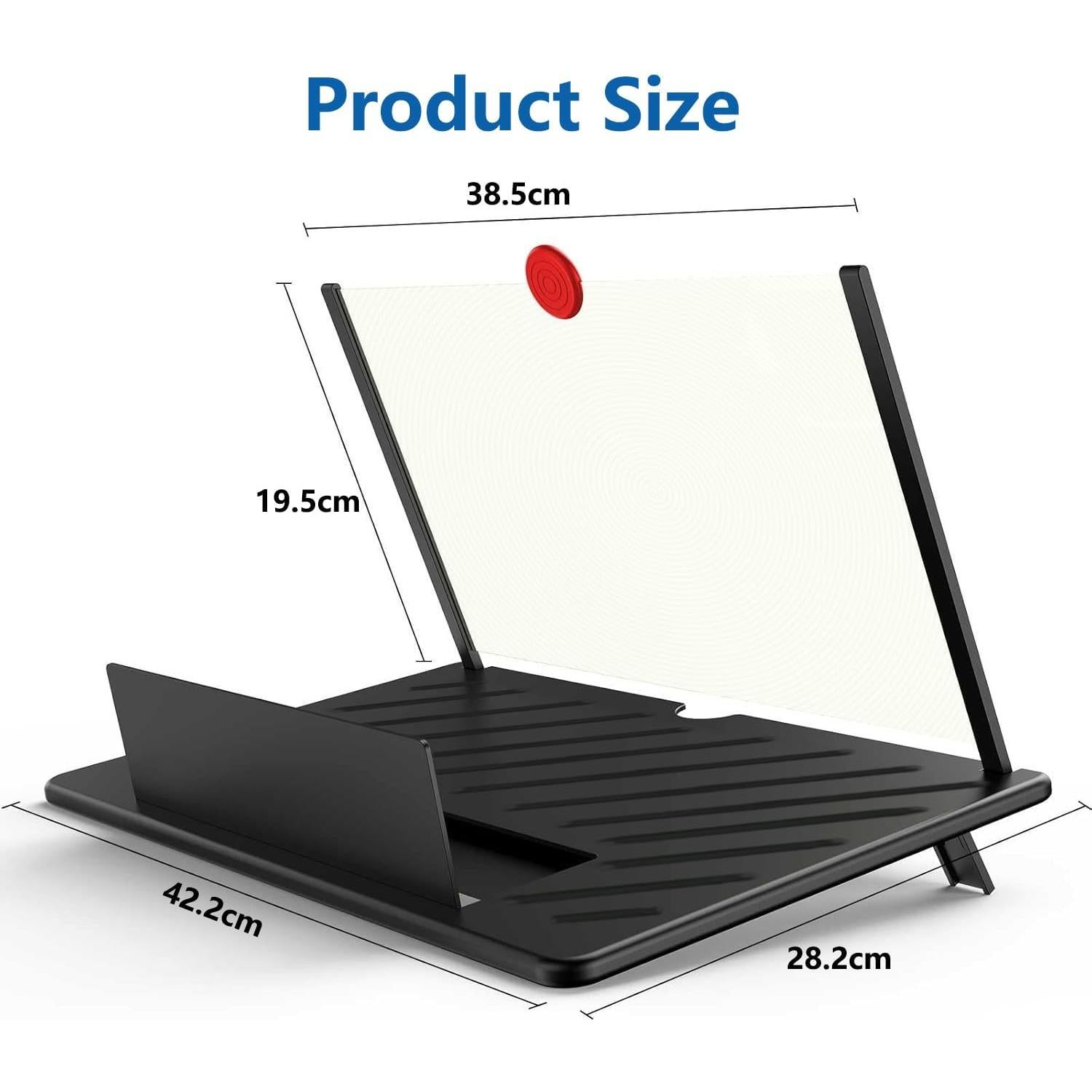 Aumentador de Pantalla 3D HD 20" Fanlory Negro Plegable