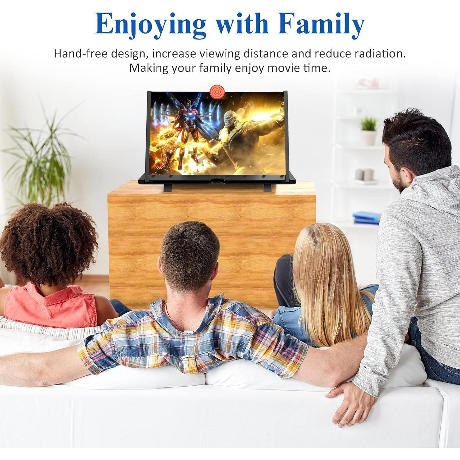 Aumentador de Pantalla 3D HD 20" Fanlory Negro Plegable