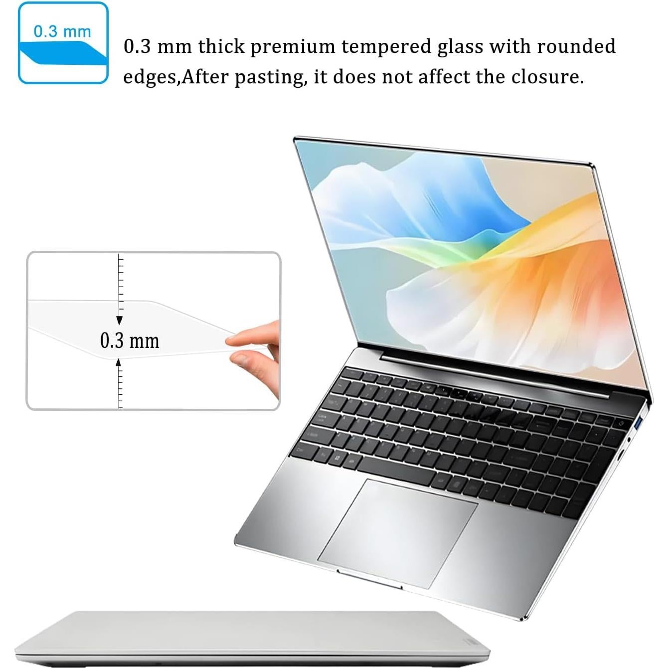 Protector de Pantalla Vidrio Templado 15.6" i-Tensodo para Lenovo