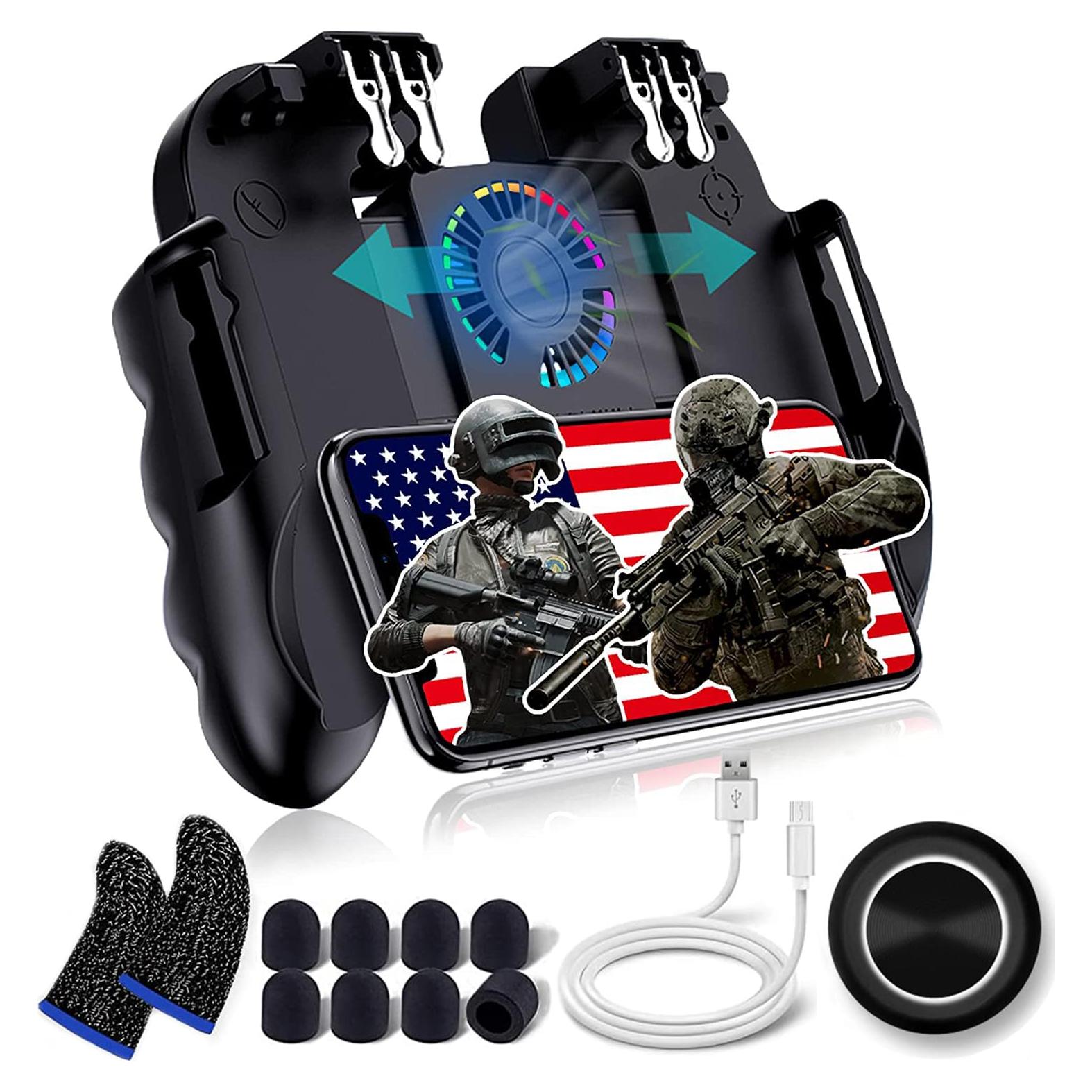 Controlador Móvil GAMR+ con Ventilador y Soporte Ajustable