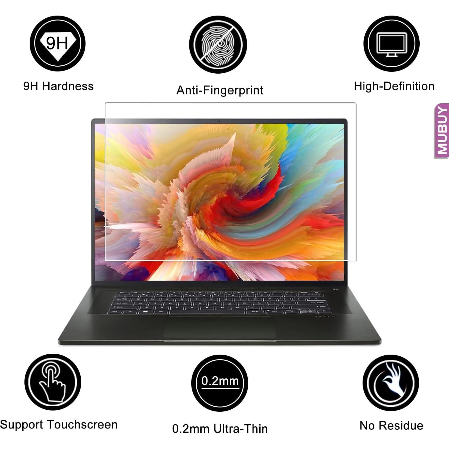 Protector de Pantalla Vidrio Templado 11.6" MUBUY-GOL 9H