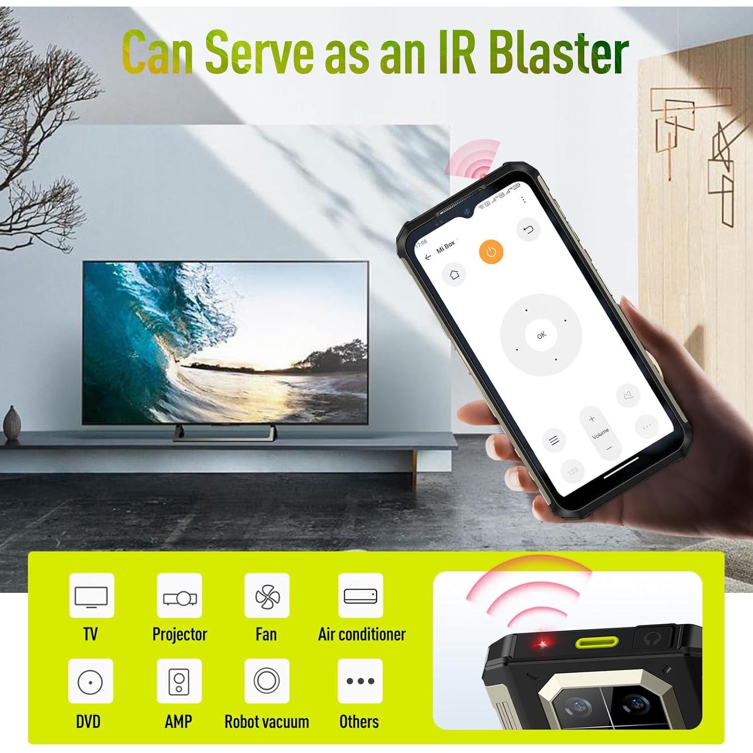 Smartphone Ulefone Armor 22 Resistente 16GB RAM 256GB Verde