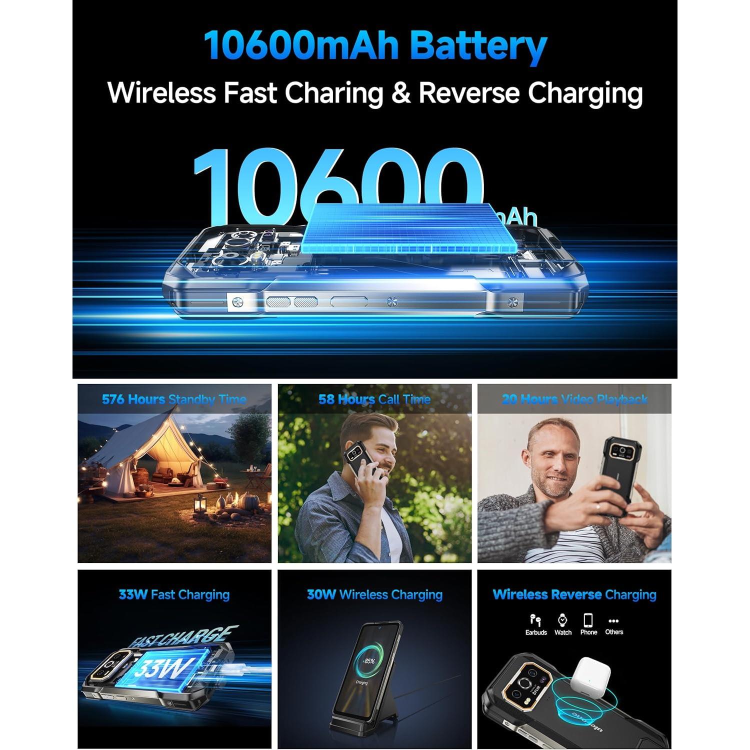 Ulefone Armor 27 Pro 5G Teléfono Resistente 24GB+256GB