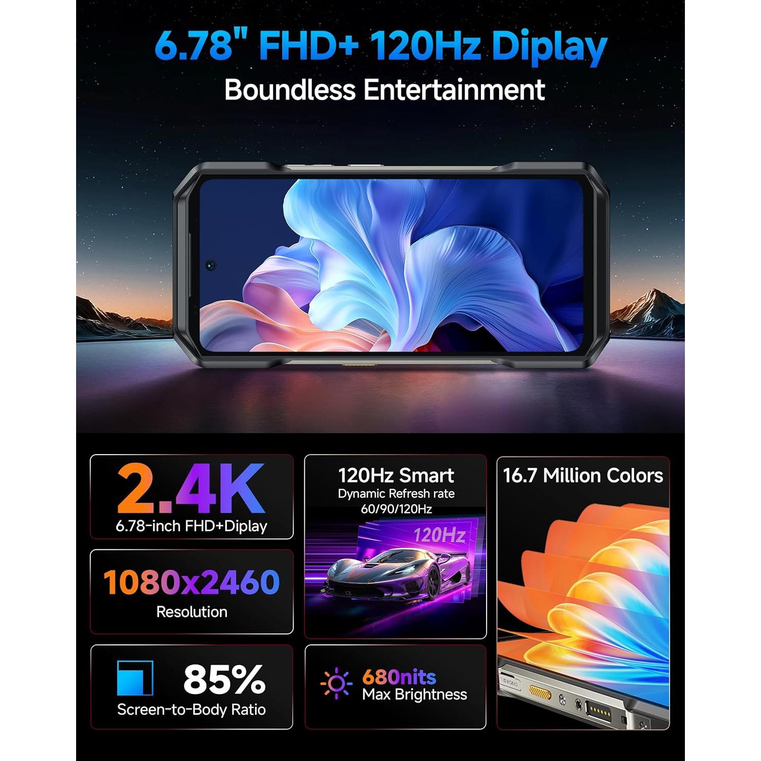 Ulefone Armor 27 Pro 5G Teléfono Resistente 24GB+256GB