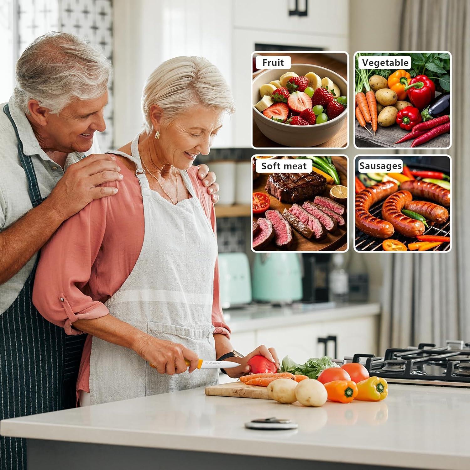 Juego de cuchillos de pelar Ruffulon 6 piezas acero inoxidable