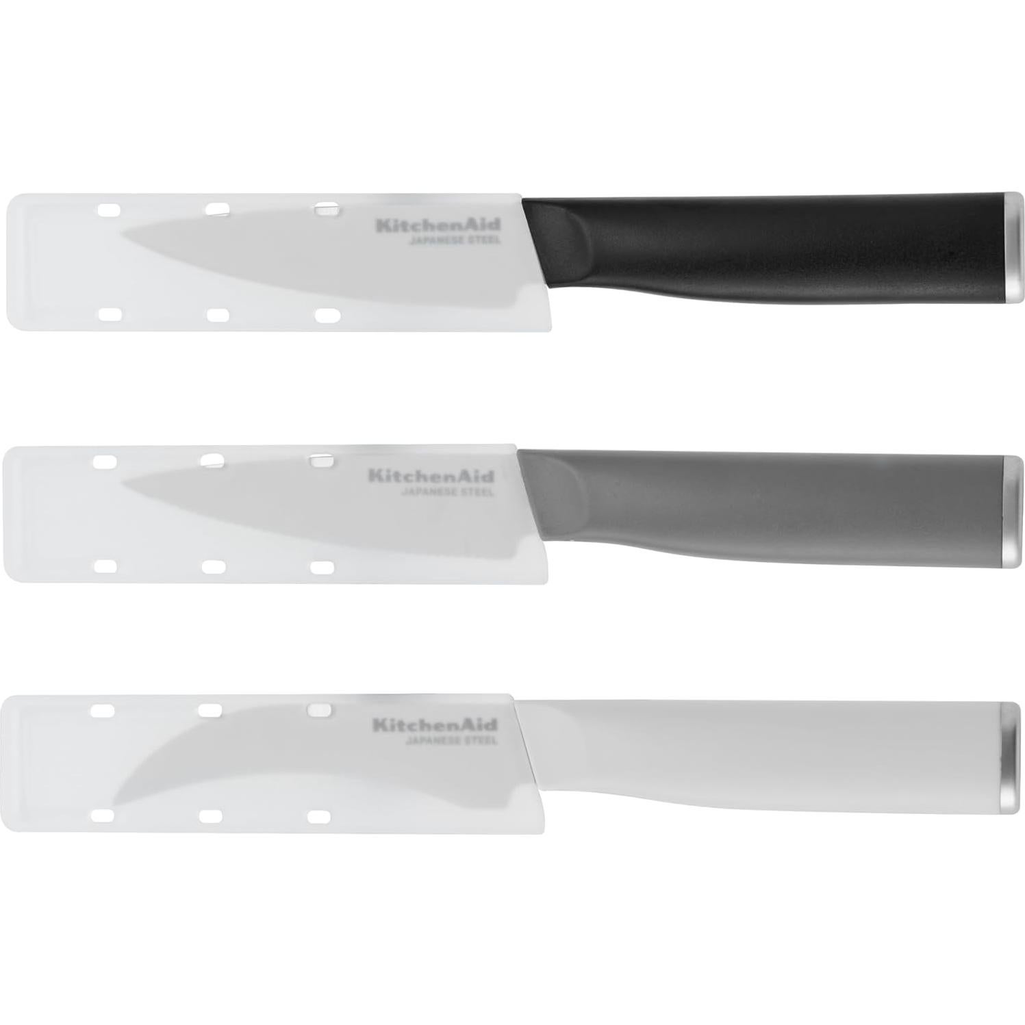 Juego de Cuchillos de Pelar KitchenAid 3 Piezas Acero Inoxidable