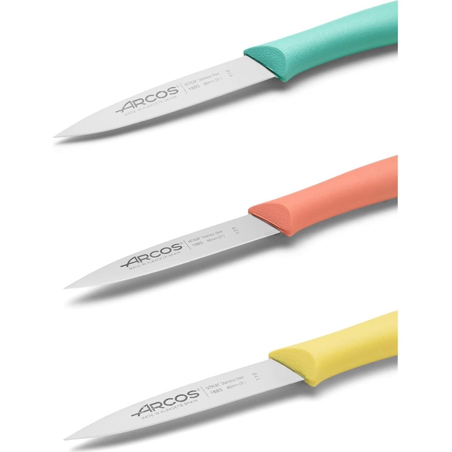 Juego de cuchillos de pelar Arcos 3 piezas acero inoxidable