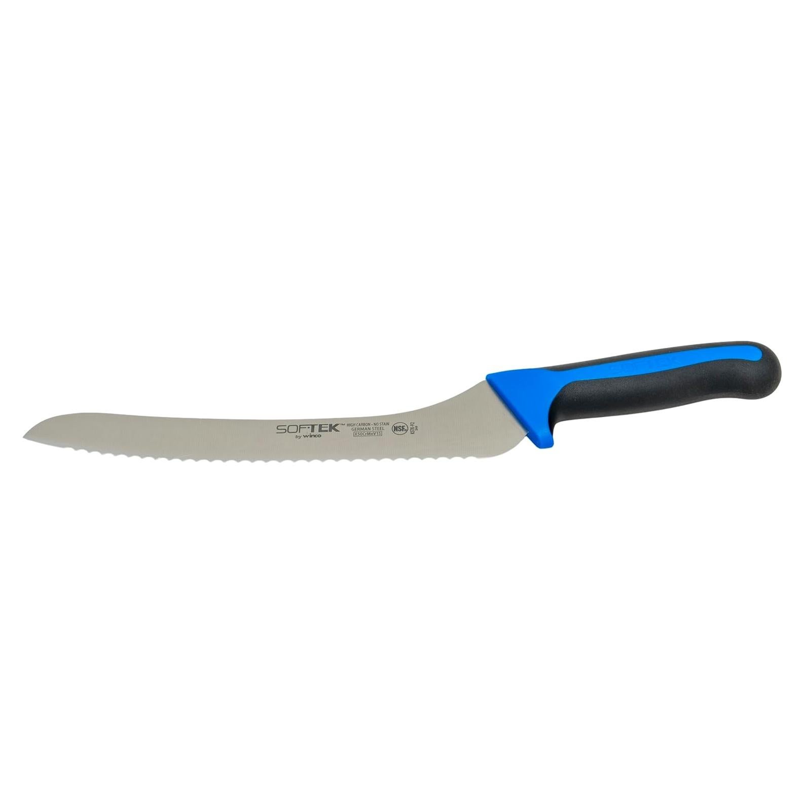 Cuchillo de Utilidad/Pan Winco Sof-Tek 22.86 cm Antideslizante