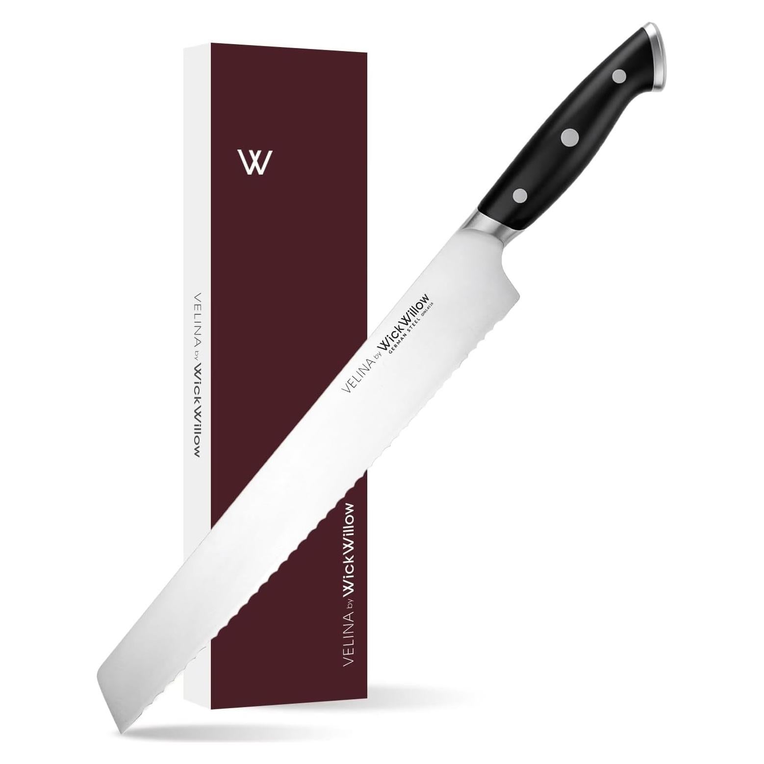 Cuchillo de Pan WICKWILLOW 25.4 cm Acero Alemán Ultra Afilado