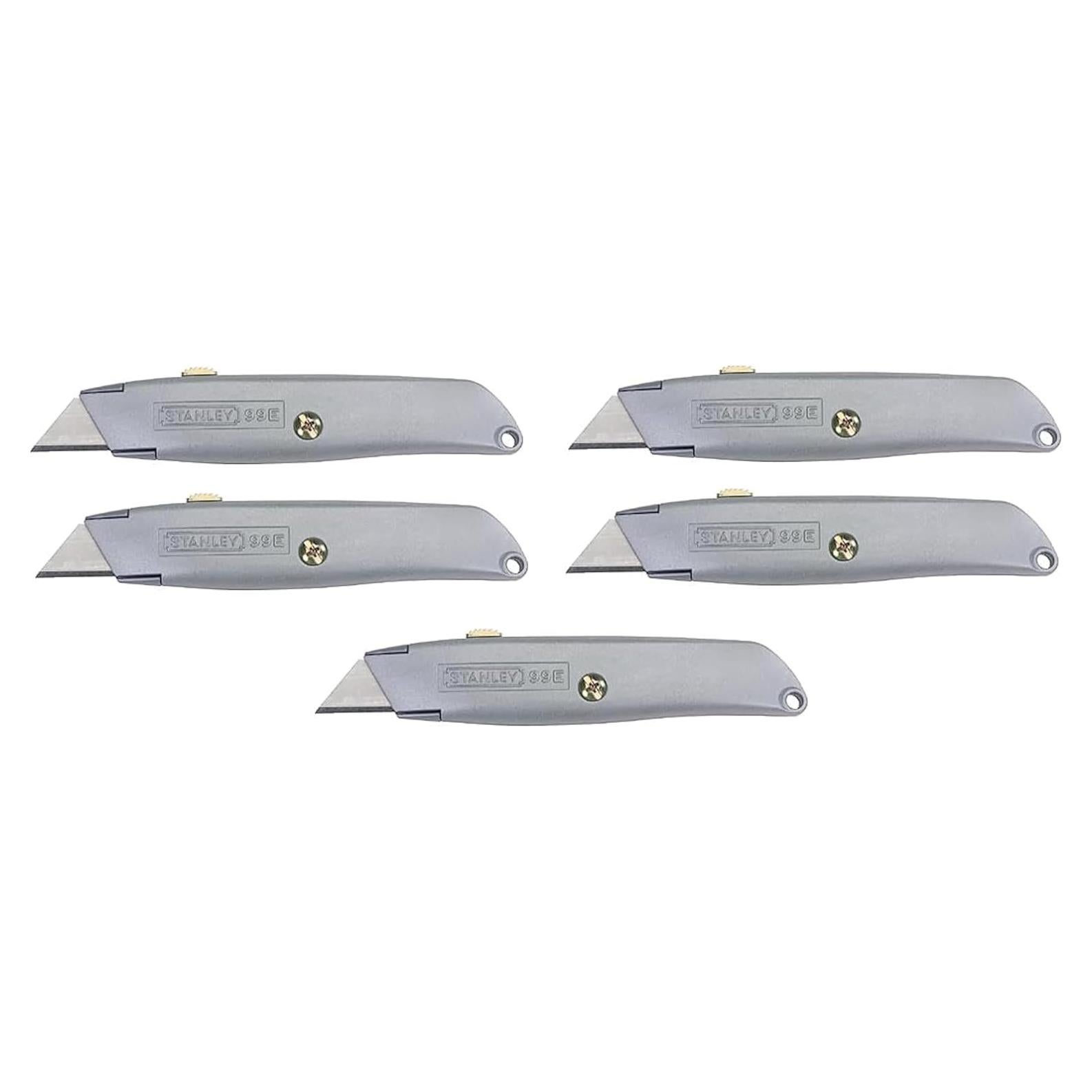 Cuchillo Utility Retráctil Stanley 10-099 - Paquete de 5