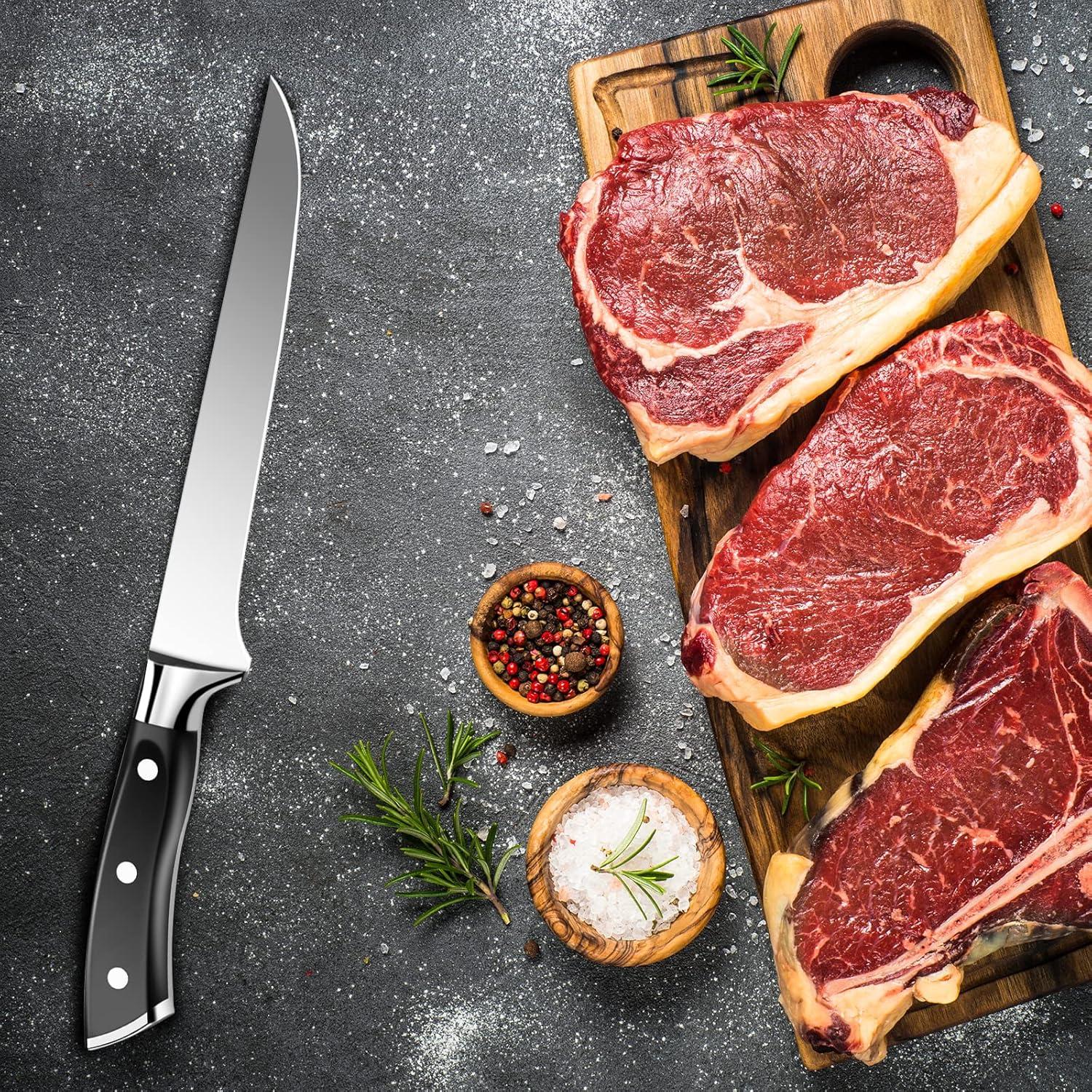 Cuchillo de Deshuesar OAKSWARE 14 cm Acero Inoxidable Ergonómico