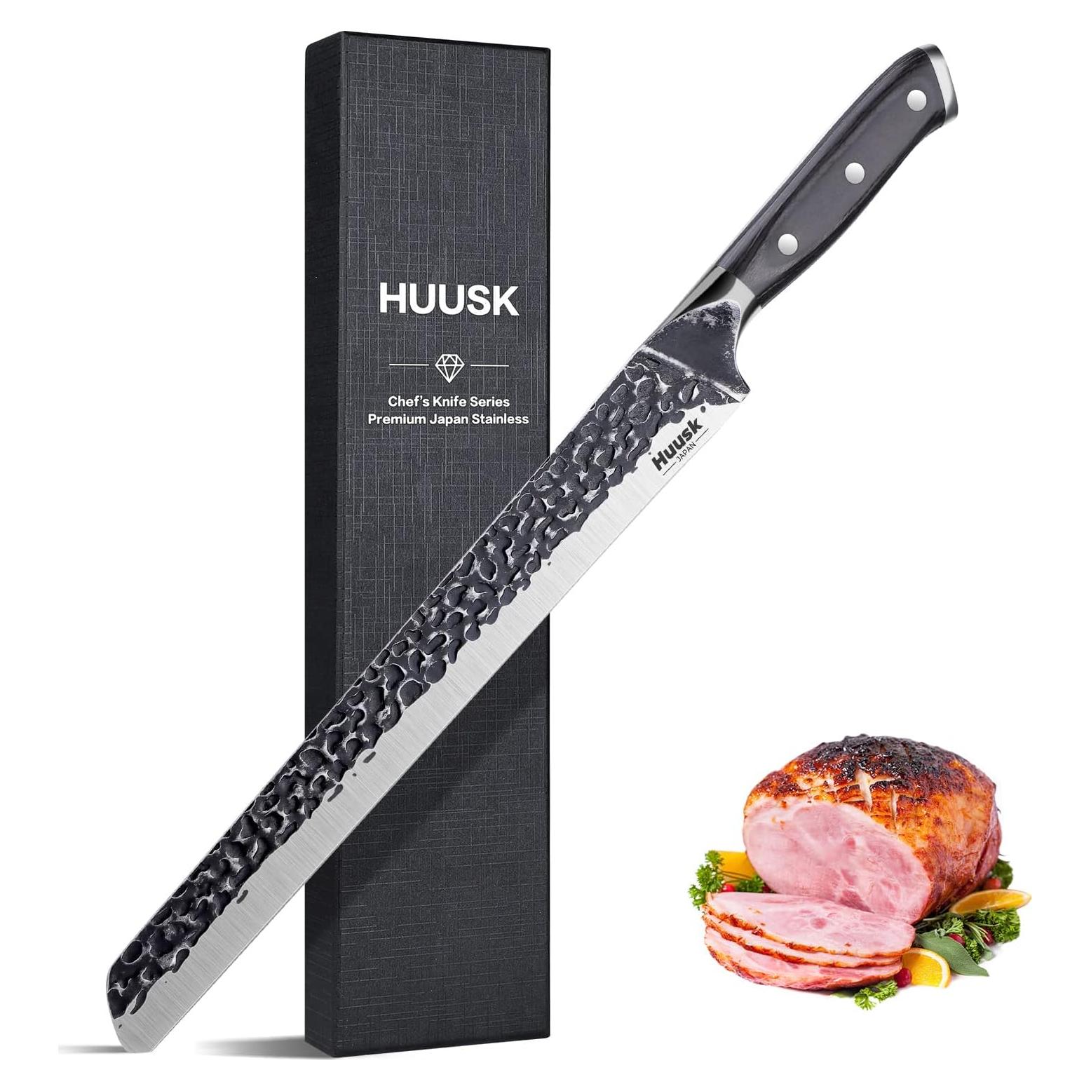 Cuchillo de Rebanar Huusk Japonés 29.2 cm Forjado a Mano