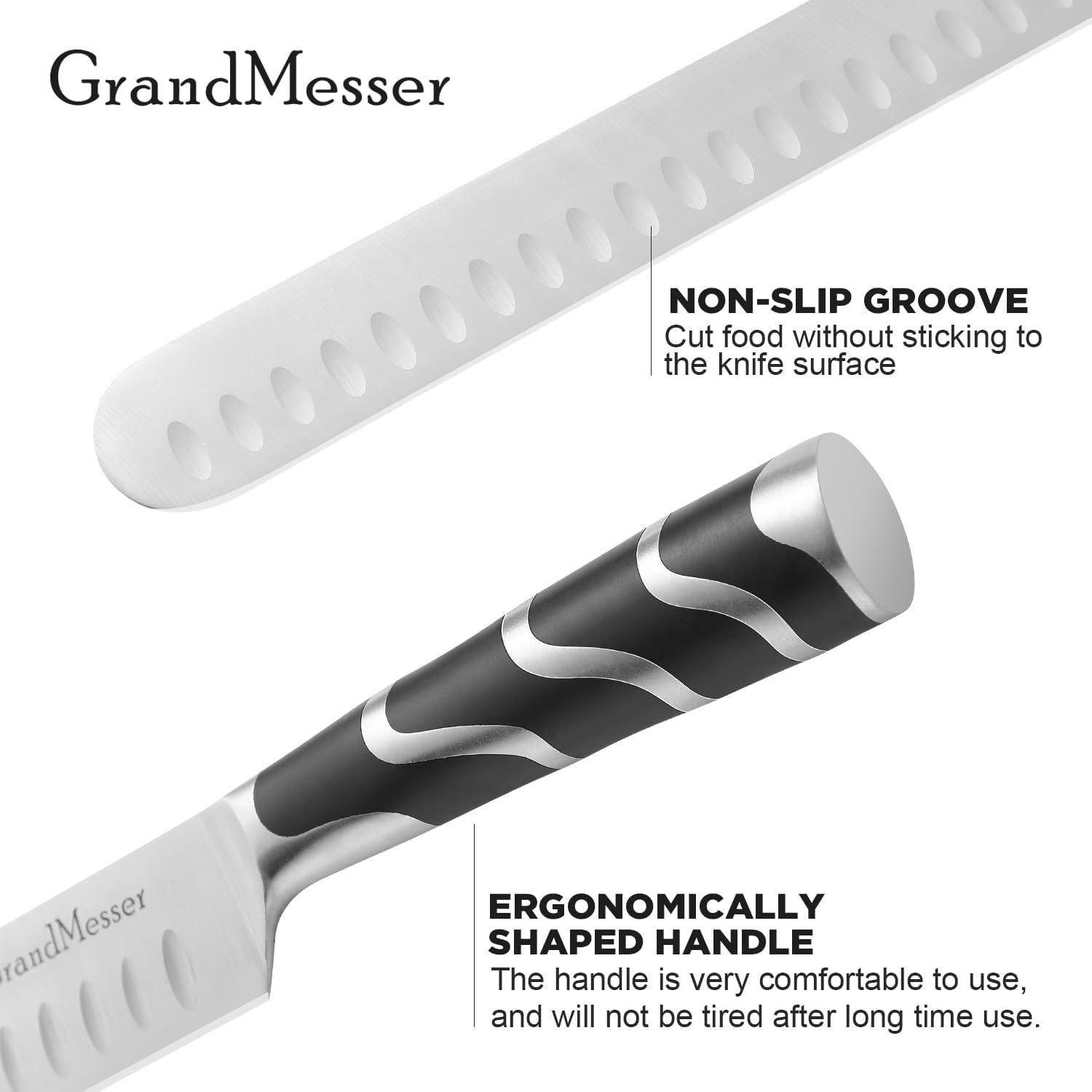 Cuchillo de Tallar 30 cm GrandMesser Acero Alemán para Carne