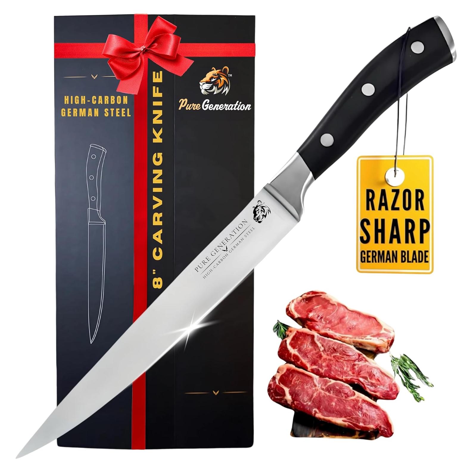 Cuchillo de Tallar 20.32 cm Pure Generation - Acero Alemán