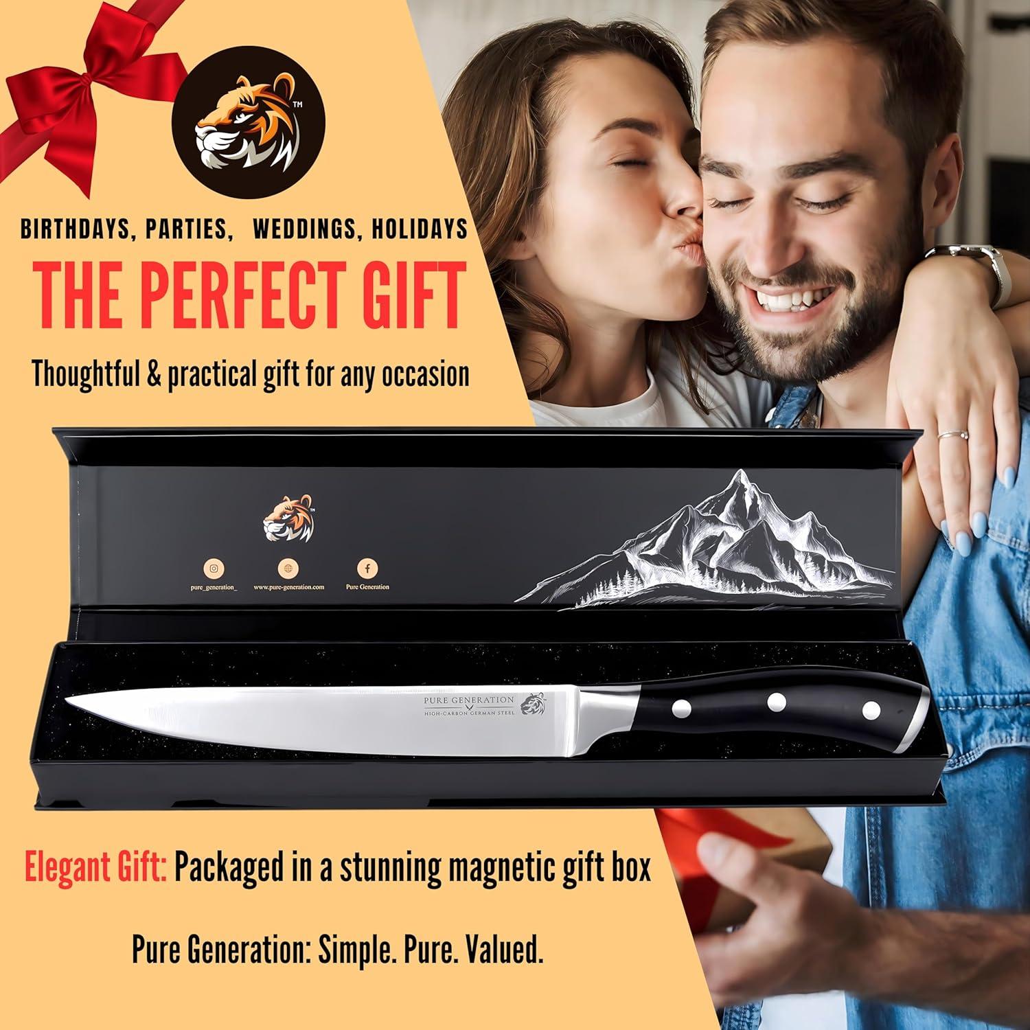 Cuchillo de Tallar 20.32 cm Pure Generation - Acero Alemán