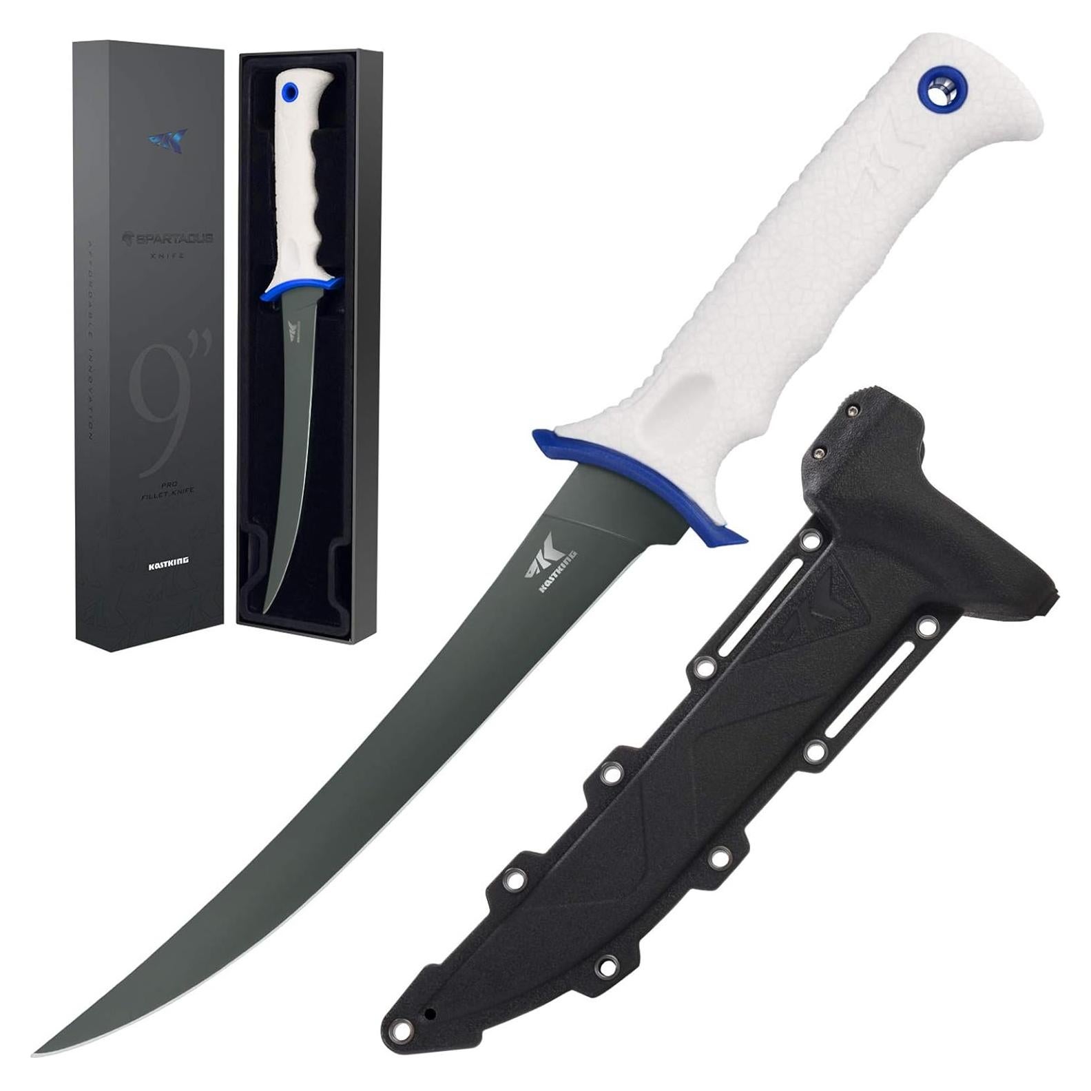 Cuchillo de Filete KastKing Spartacus 22.86 cm Acero Inoxidable