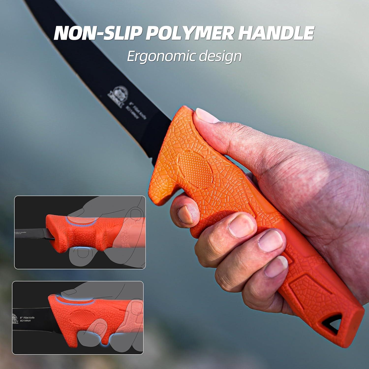 Cuchillo de Filete RUNCL 23 cm Acero Inoxidable Antideslizante