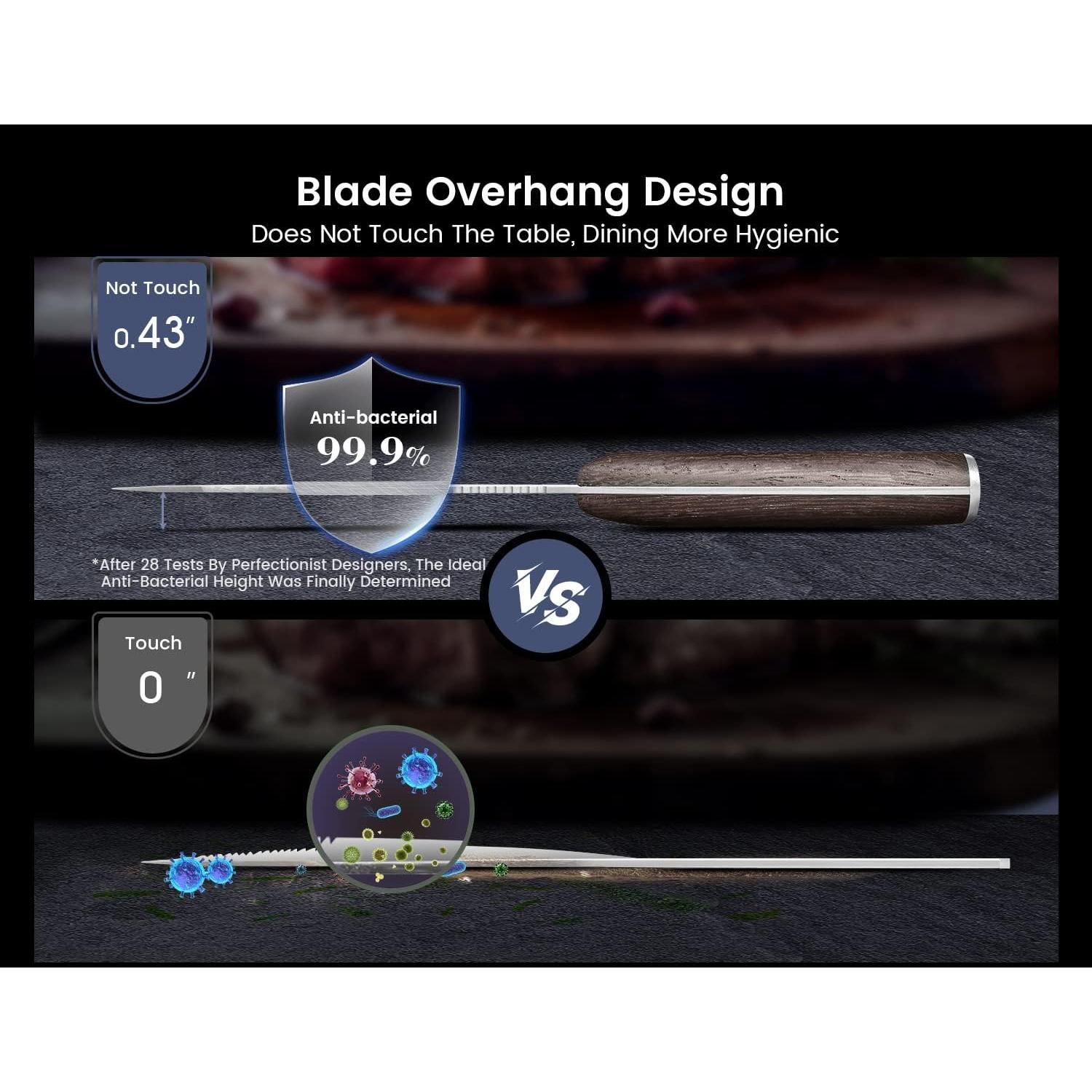 Juego de cuchillos para carne SYOKAMI - 2 piezas, acero inoxidable