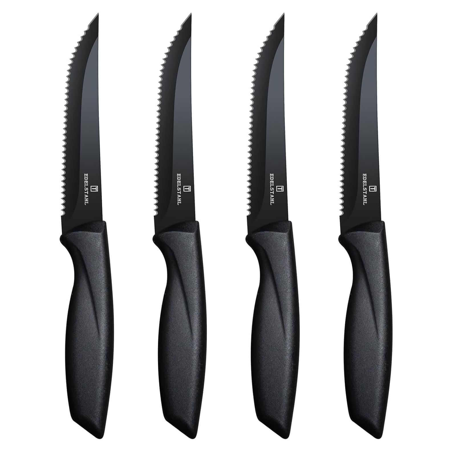 Juego de cuchillos para carne Targzier 4 piezas acero inoxidable