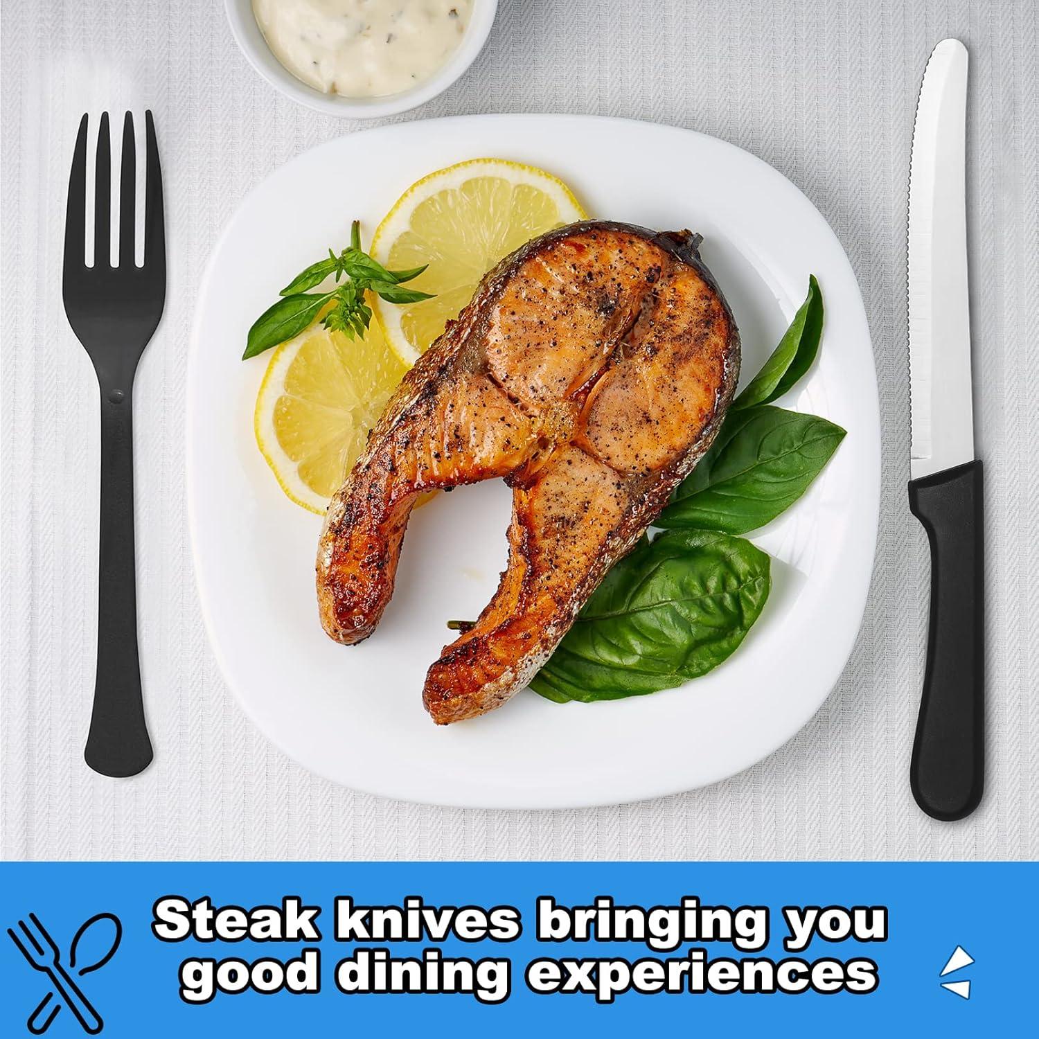 Cuchillos de Carne Geelin 50 Piezas 23.5 cm Acero Inoxidable