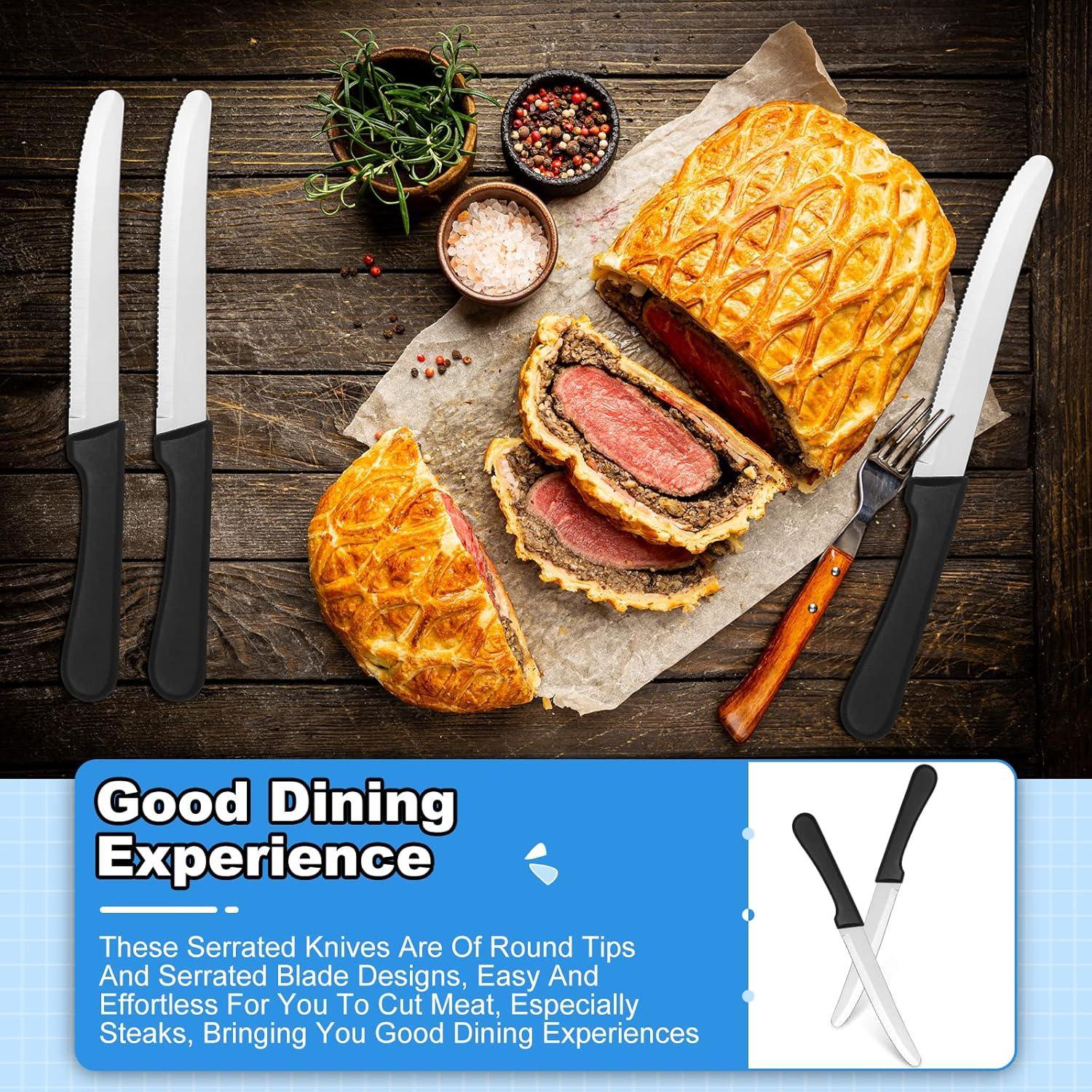 Cuchillos de Carne Geelin 50 Piezas 23.5 cm Acero Inoxidable