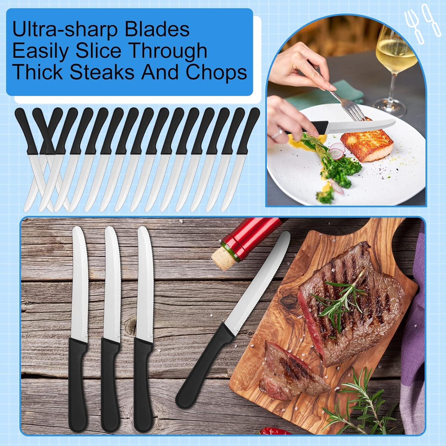 Cuchillos de Carne Geelin 50 Piezas 23.5 cm Acero Inoxidable