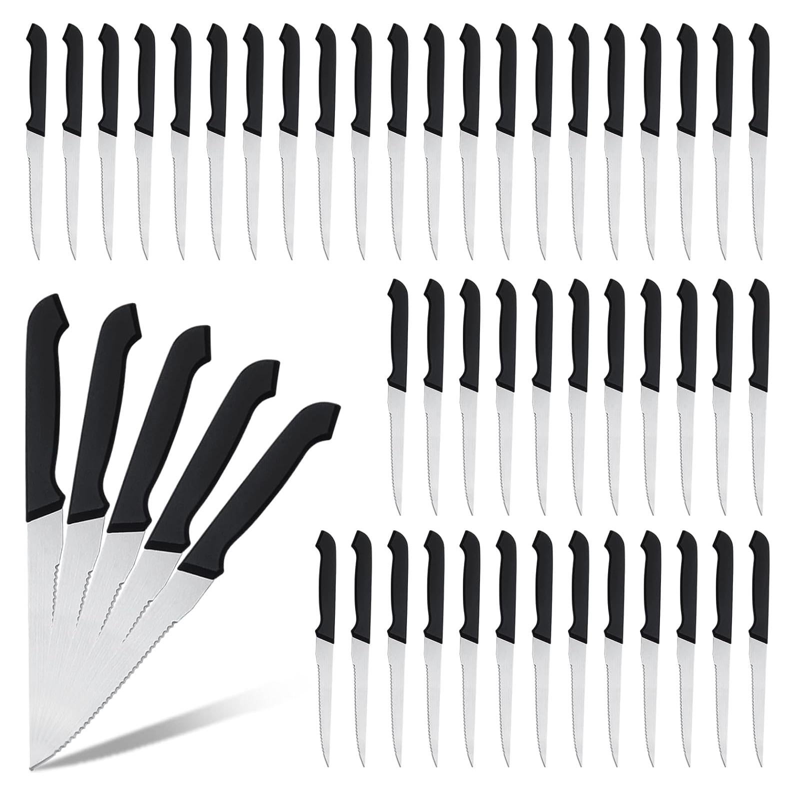 Juego de 50 Cuchillos de Carne Therwen 22.4 cm Acero Inoxidable