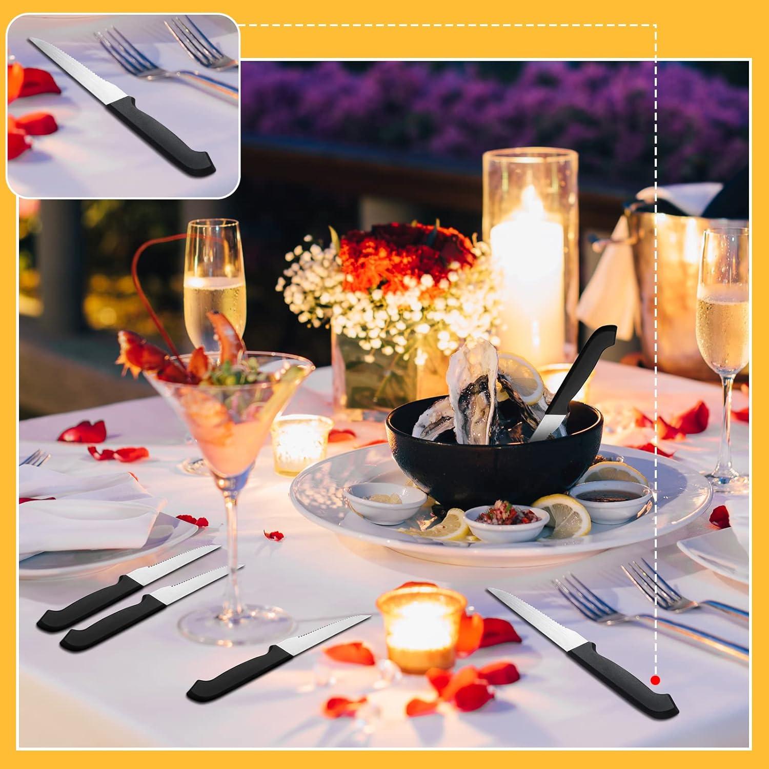 Juego de 50 Cuchillos de Carne Therwen 22.4 cm Acero Inoxidable