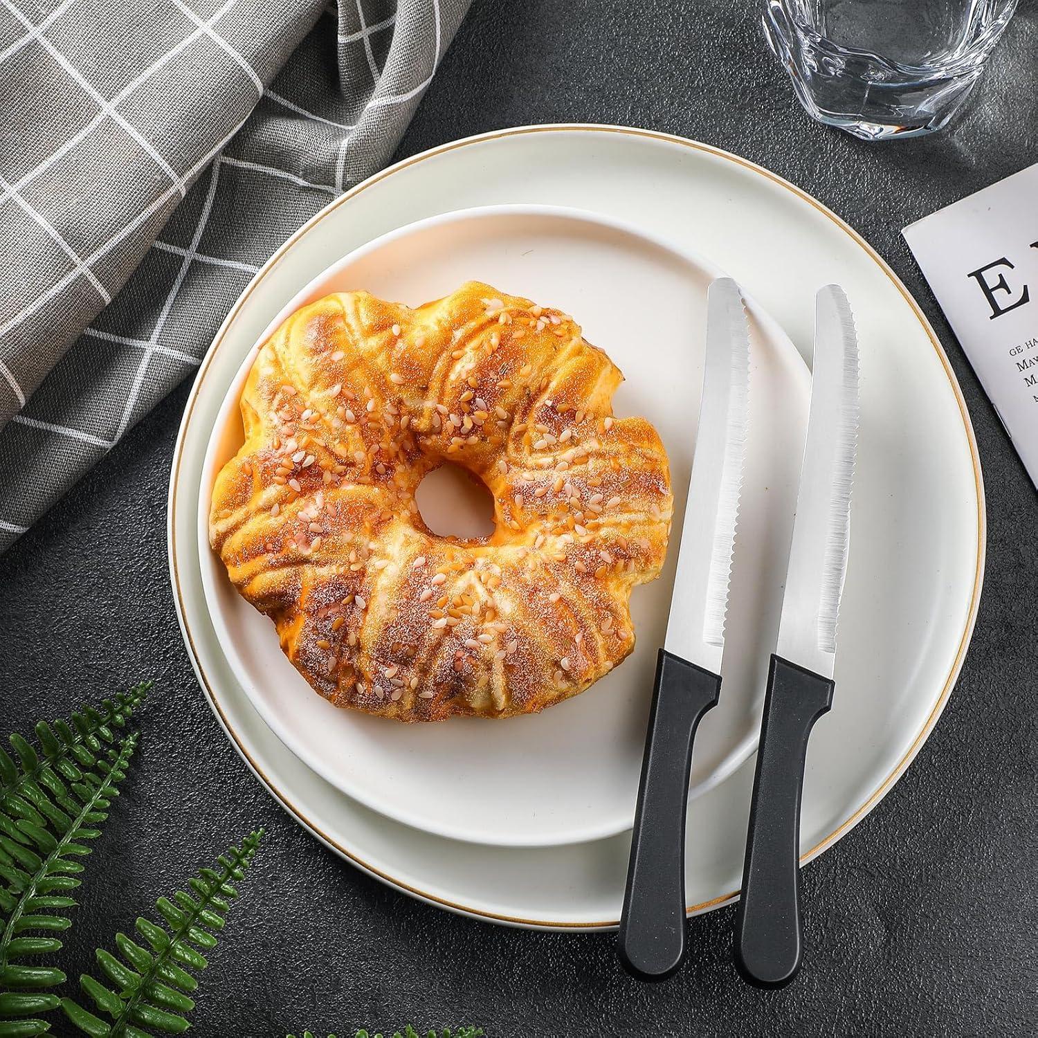 Cuchillos de Carne Serrados Zhehao - 30 Piezas Acero Inoxidable 21.3 cm