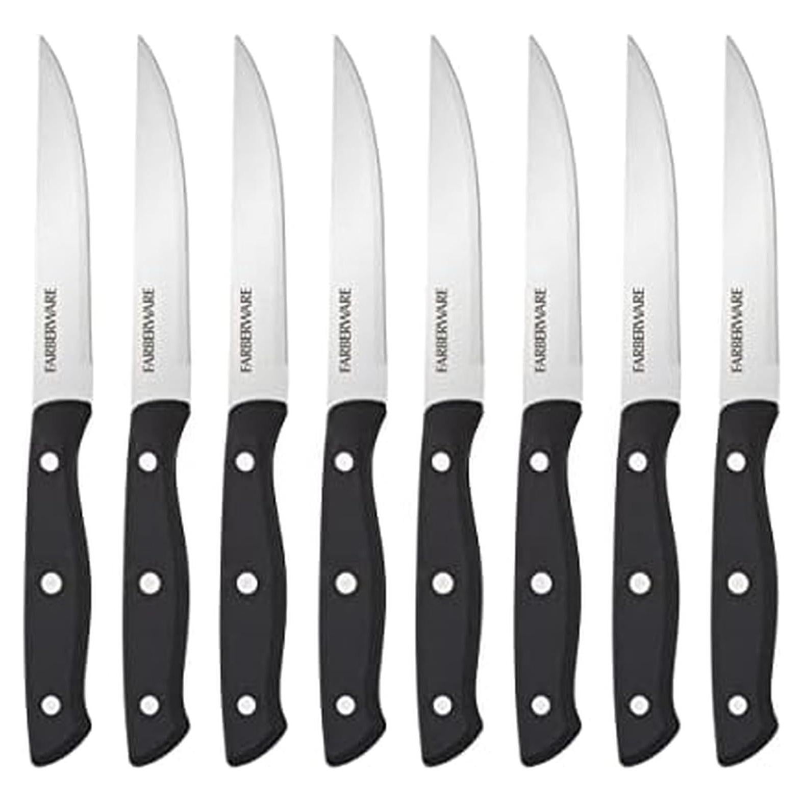 Conjunto de cuchillos de carne 8 piezas Farberware acero inoxidable