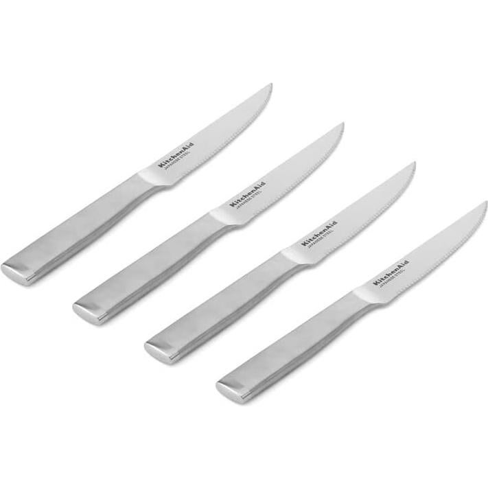 Juego de cuchillos de carne KitchenAid 4 piezas acero inoxidable