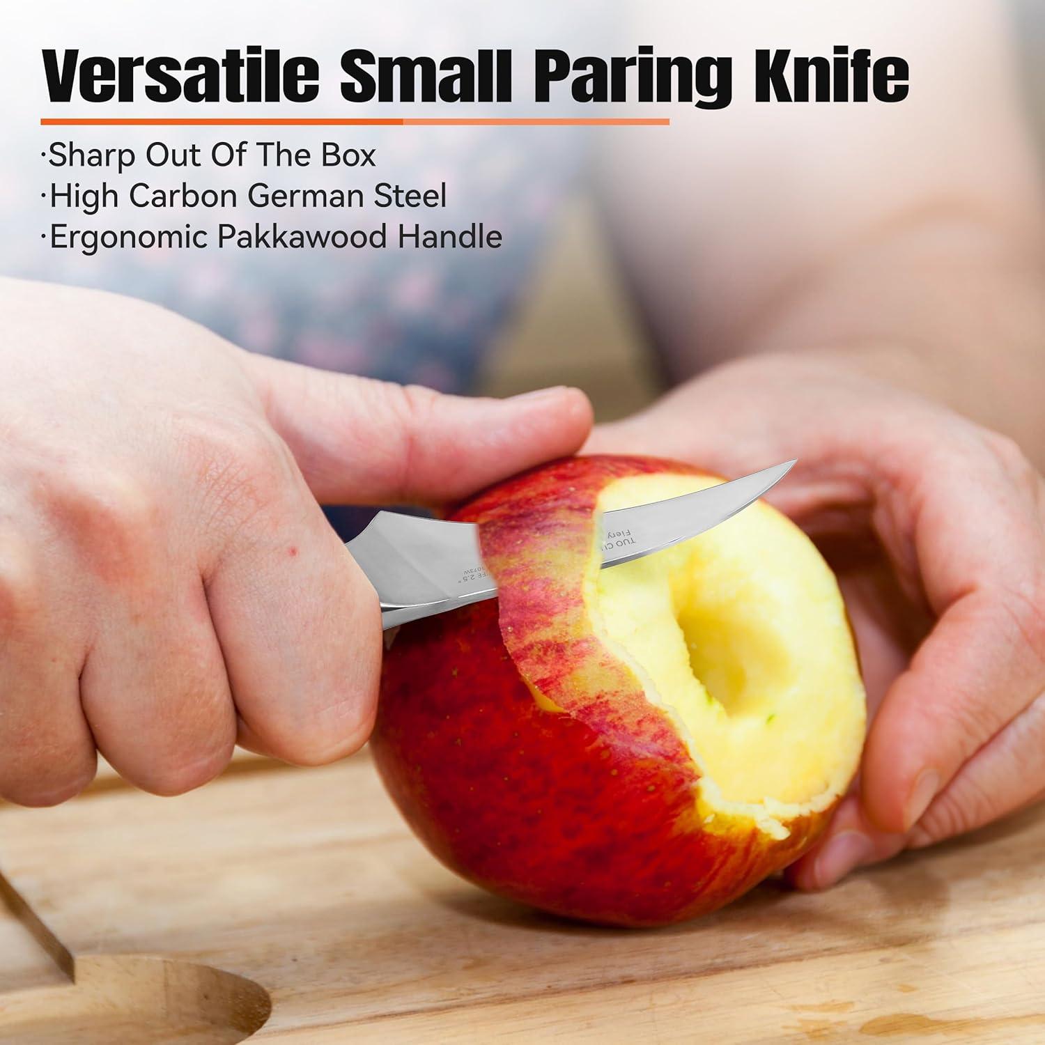 Cuchillo de Pelar TUO 6.35 cm Acero Inoxidable Ergonómico