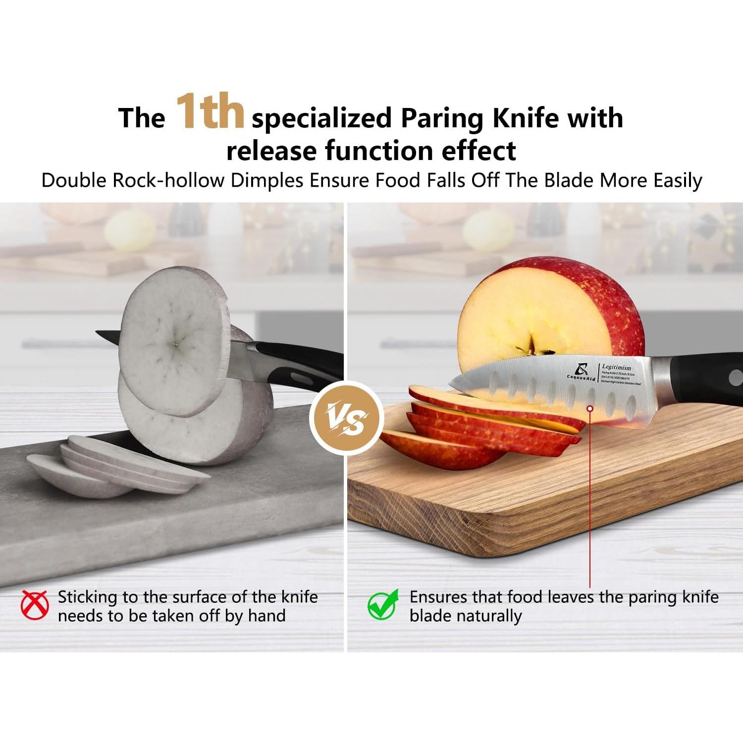 Juego de cuchillos de pelar CoquusAid 2PCS acero inoxidable
