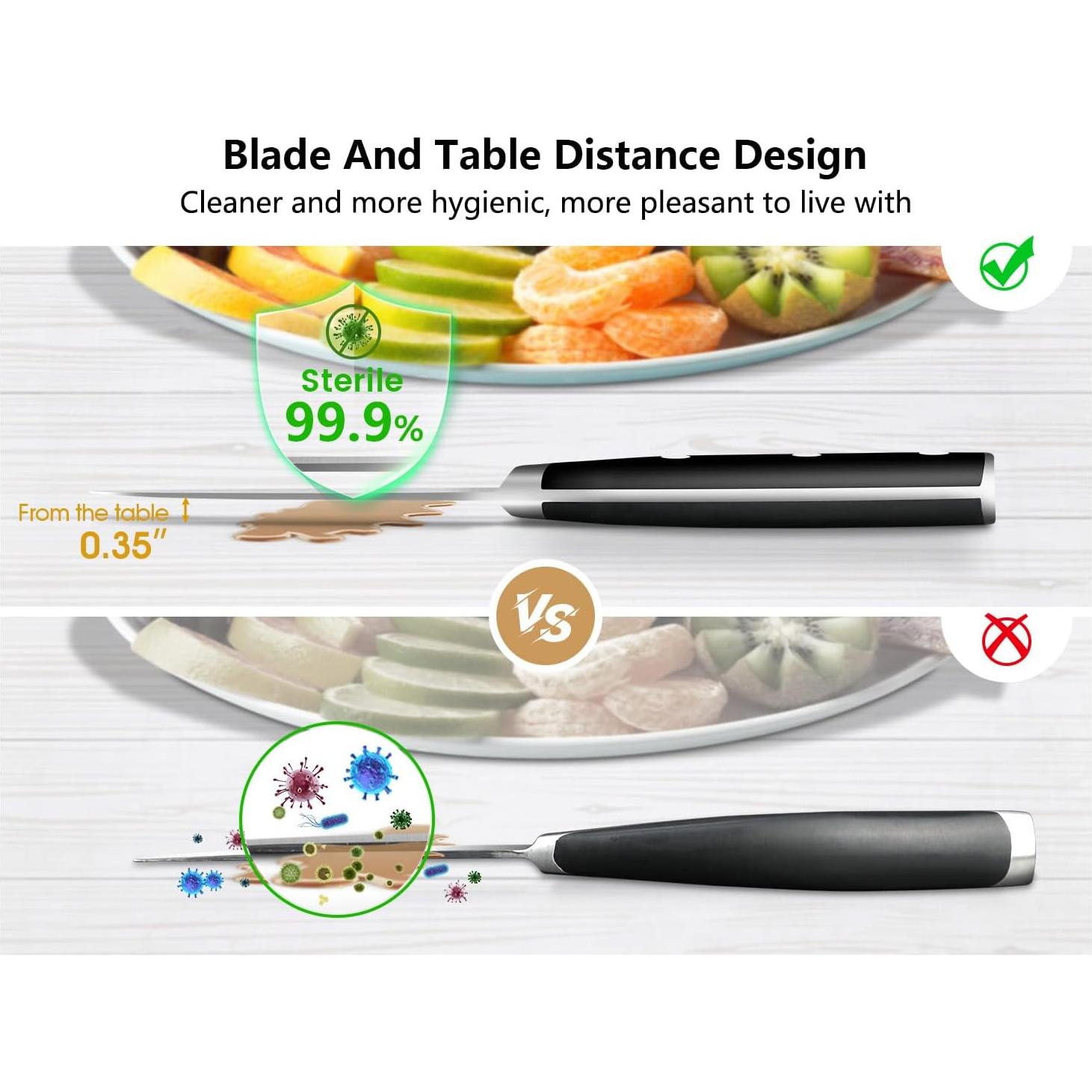 Juego de cuchillos de pelar CoquusAid 2PCS acero inoxidable