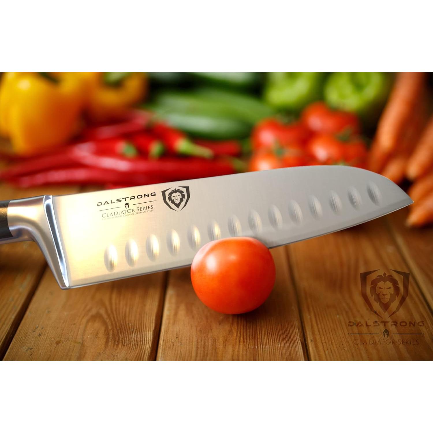 Cuchillo Santoku Dalstrong 18 cm - Acero Alemán - Funda Incluida
