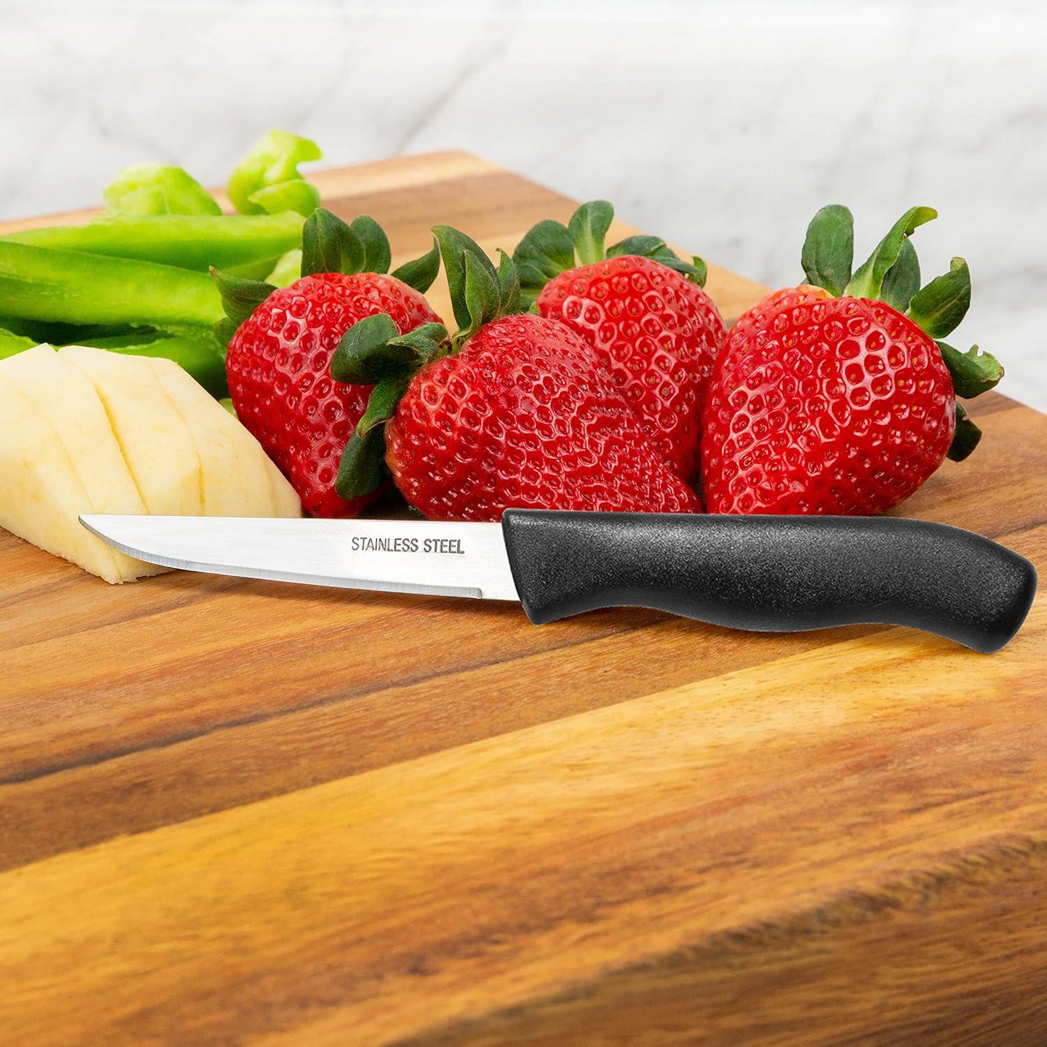 Set de 12 Cuchillos de Pelar Brenium, Acero Inoxidable, 7.62 cm