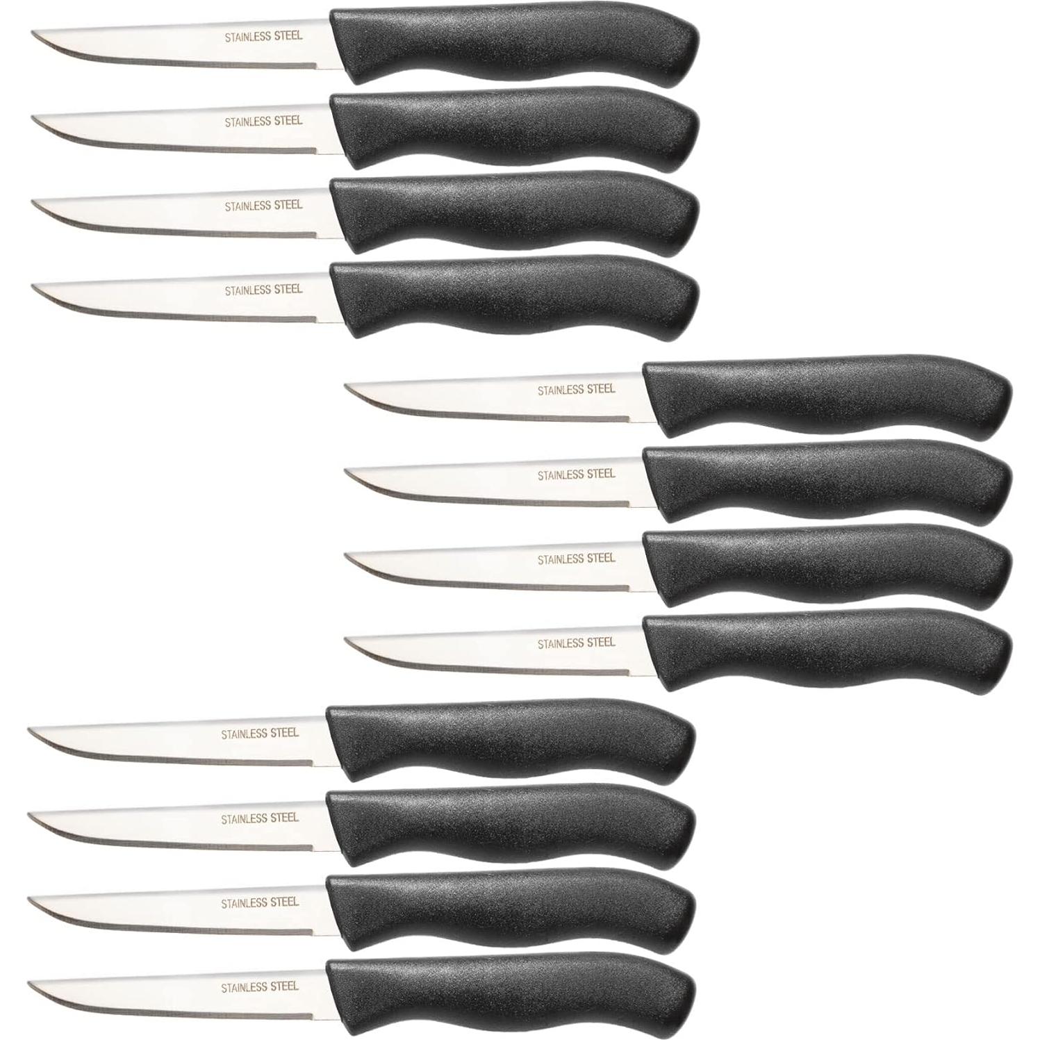 Set de 12 Cuchillos de Pelar Brenium, Acero Inoxidable, 7.62 cm