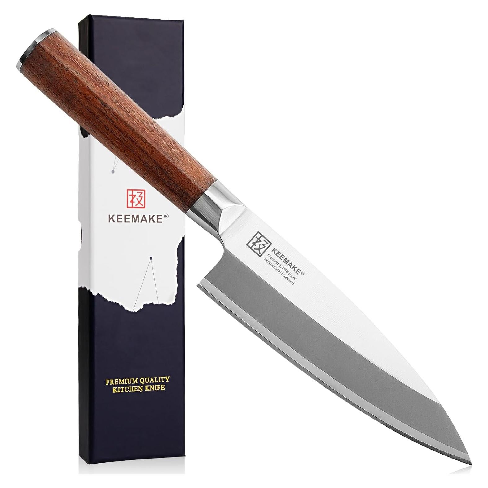 Cuchillo Deba KEEMAKE 16.5 cm Acero Inoxidable Alto Carbono