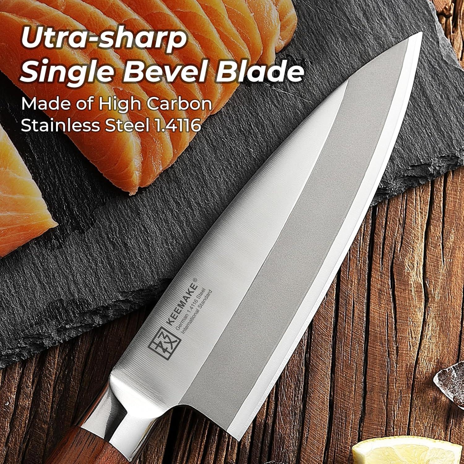 Cuchillo Deba KEEMAKE 16.5 cm Acero Inoxidable Alto Carbono