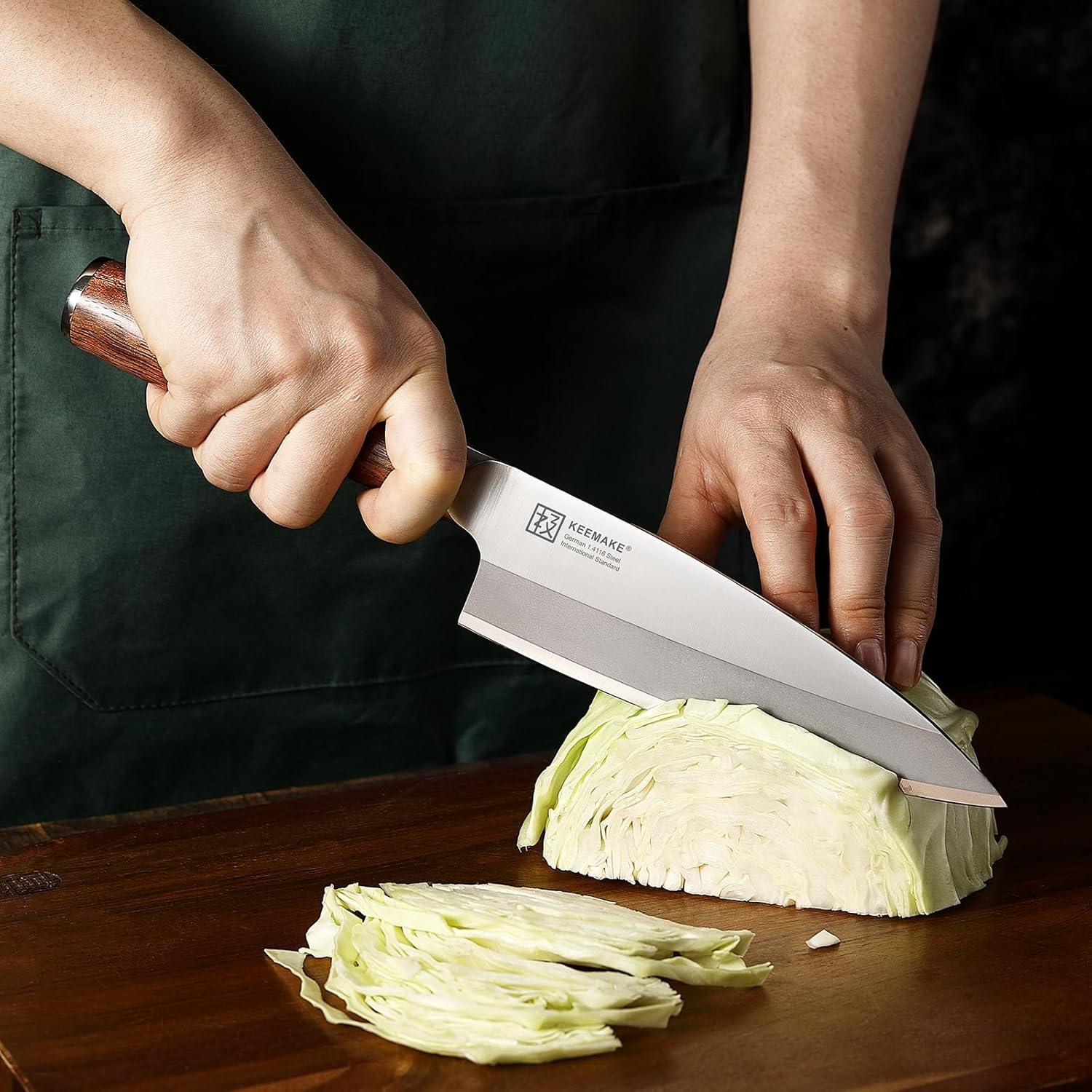 Cuchillo Deba KEEMAKE 16.5 cm Acero Inoxidable Alto Carbono