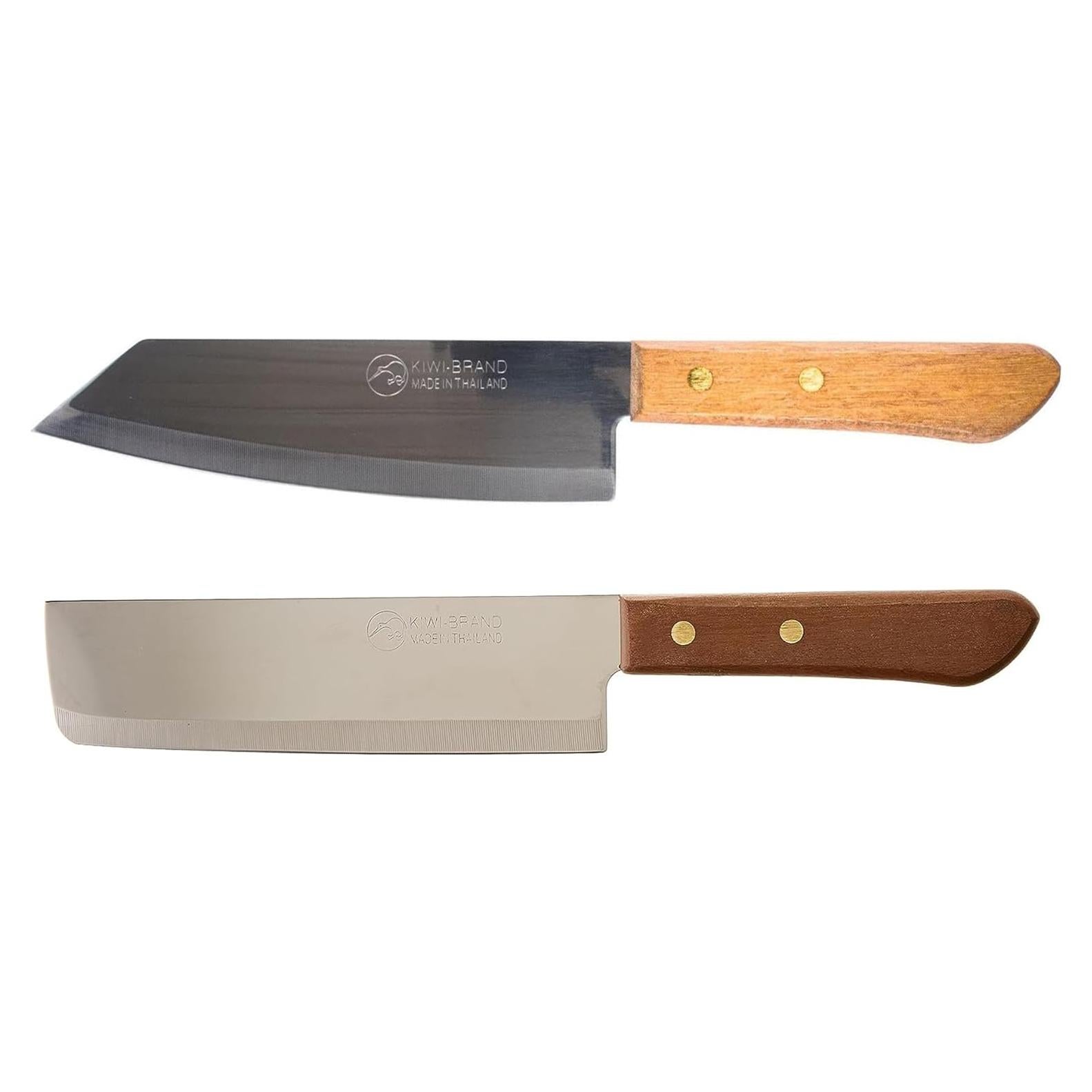 Juego de cuchillos de chef Kiwi Deba 171 y 172 acero inoxidable