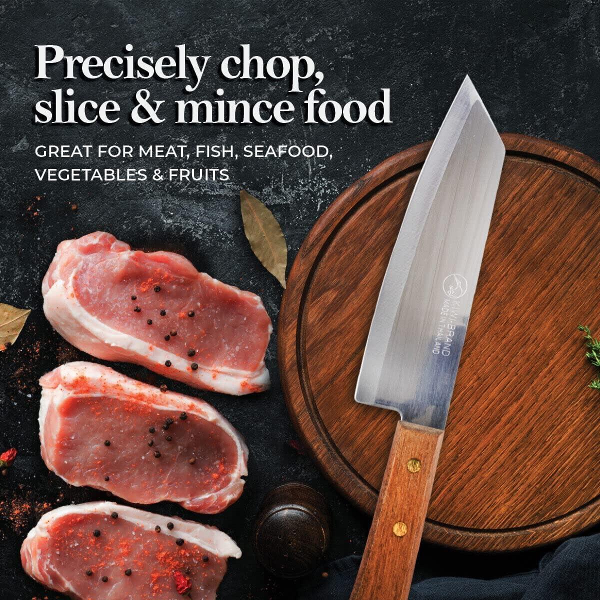 Juego de cuchillos de chef Kiwi Deba 171 y 172 acero inoxidable