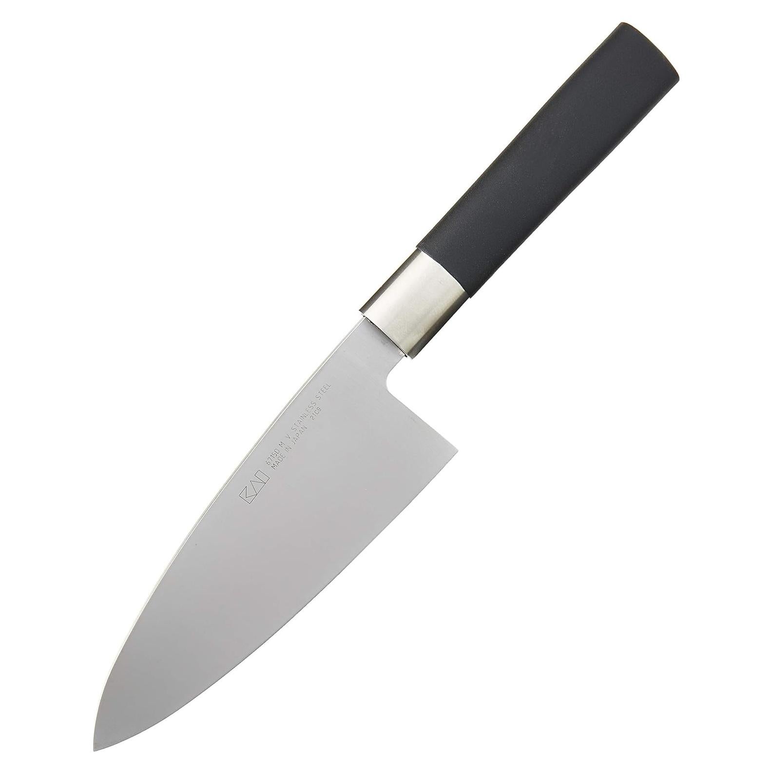 Cuchillo Deba Kai Wasabi 15.24 cm Acero Inoxidable Japonés