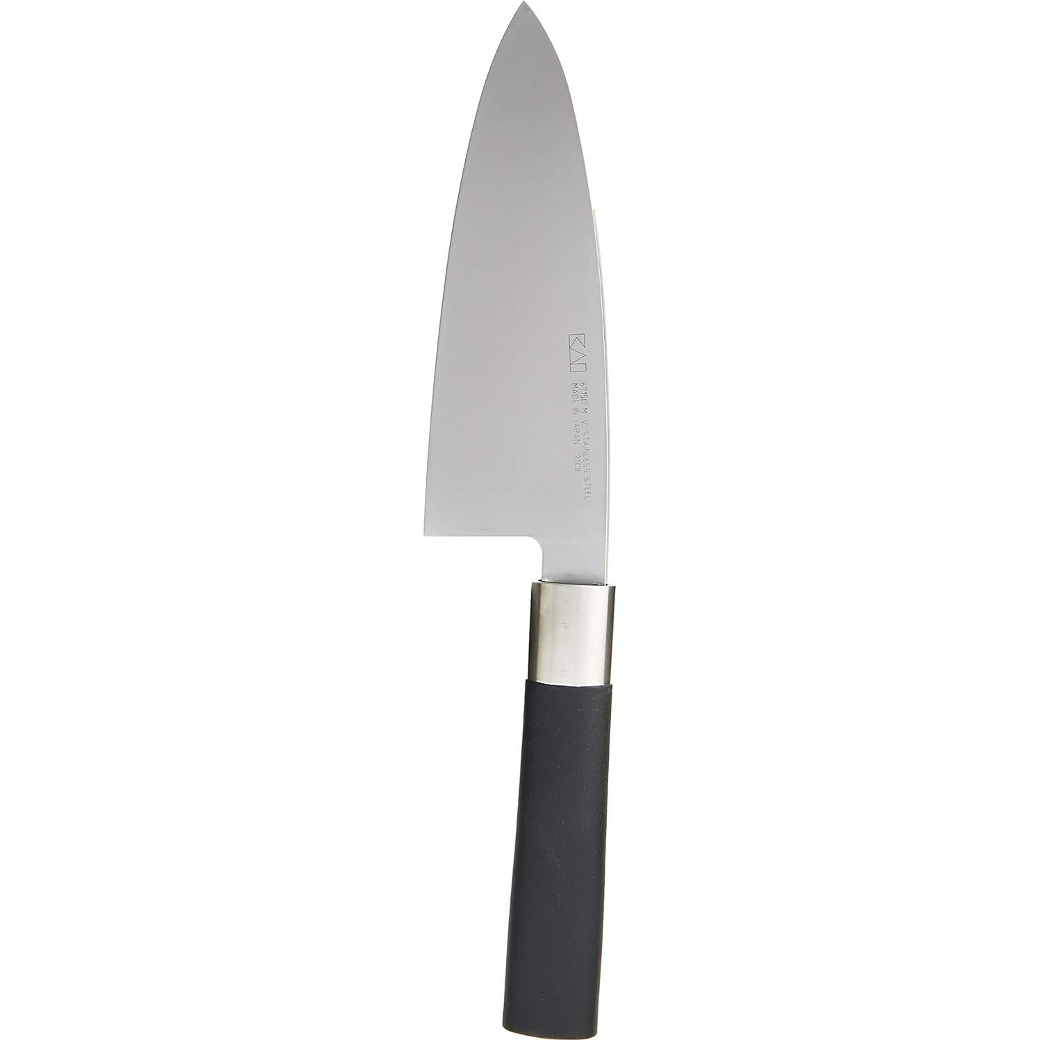 Cuchillo Deba Kai Wasabi 15.24 cm Acero Inoxidable Japonés